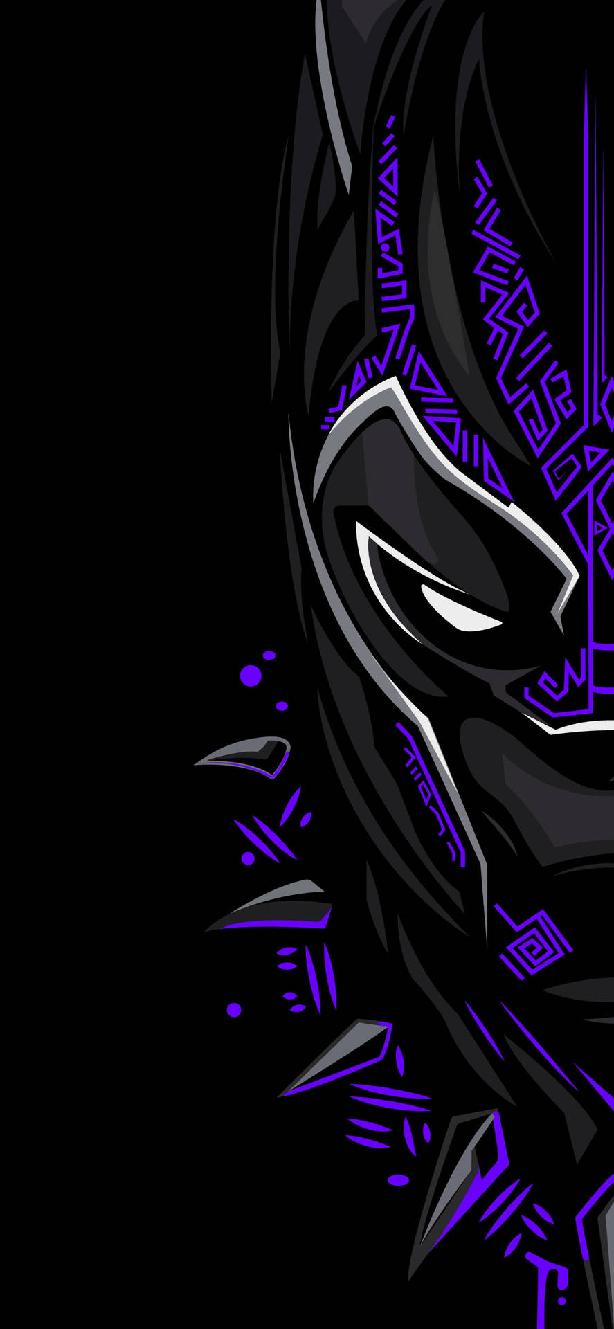 890x1920 Black Panther Android Wallpaper, Phone