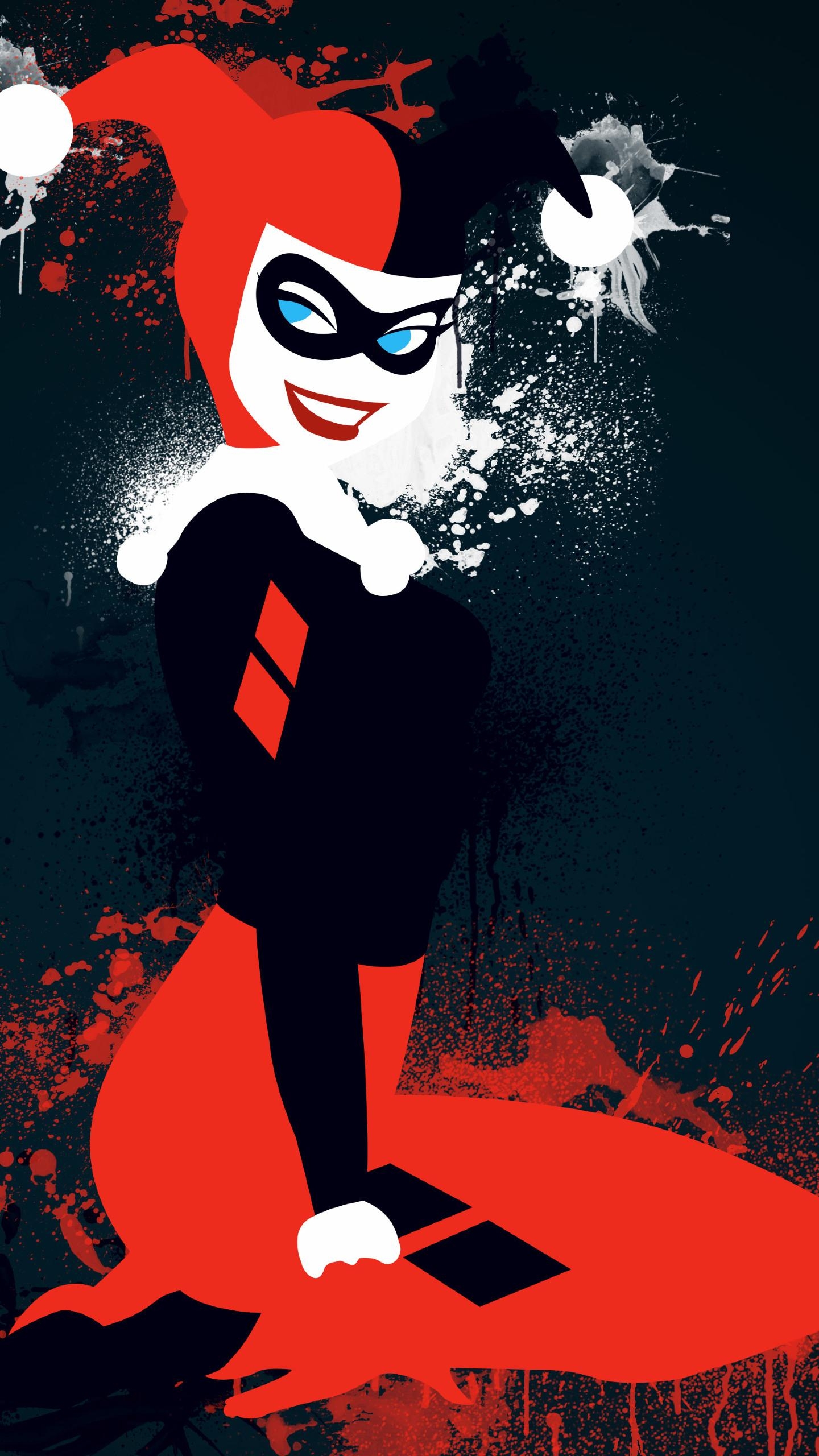 1440x2560 Download Harley Quinn Comic Artwork 240x320 Resolution, HD 4K Wallpaper, Phone