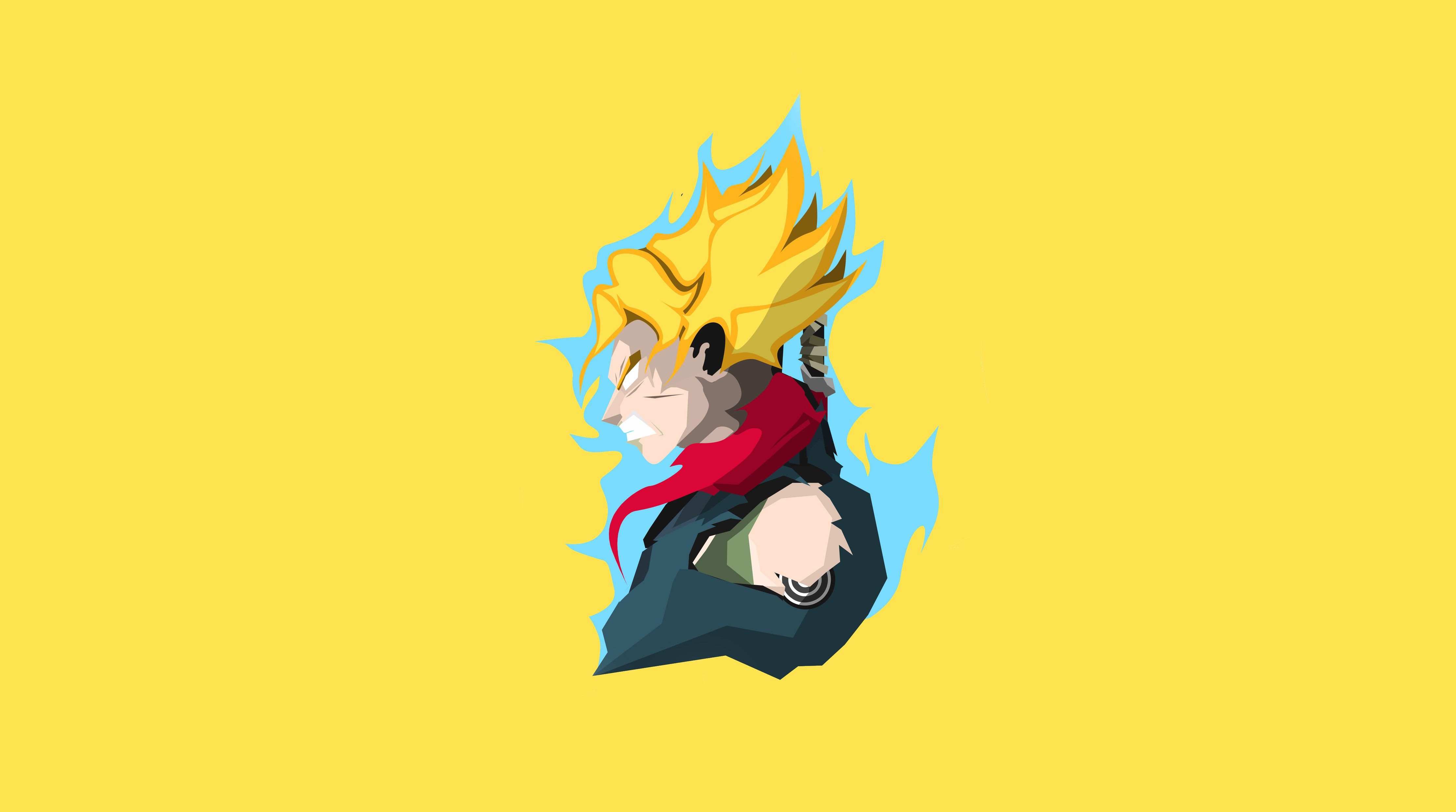 4450x2480 Son Goku Dragon Ball Super 4k Minimalism iPad Air HD 4k, Desktop