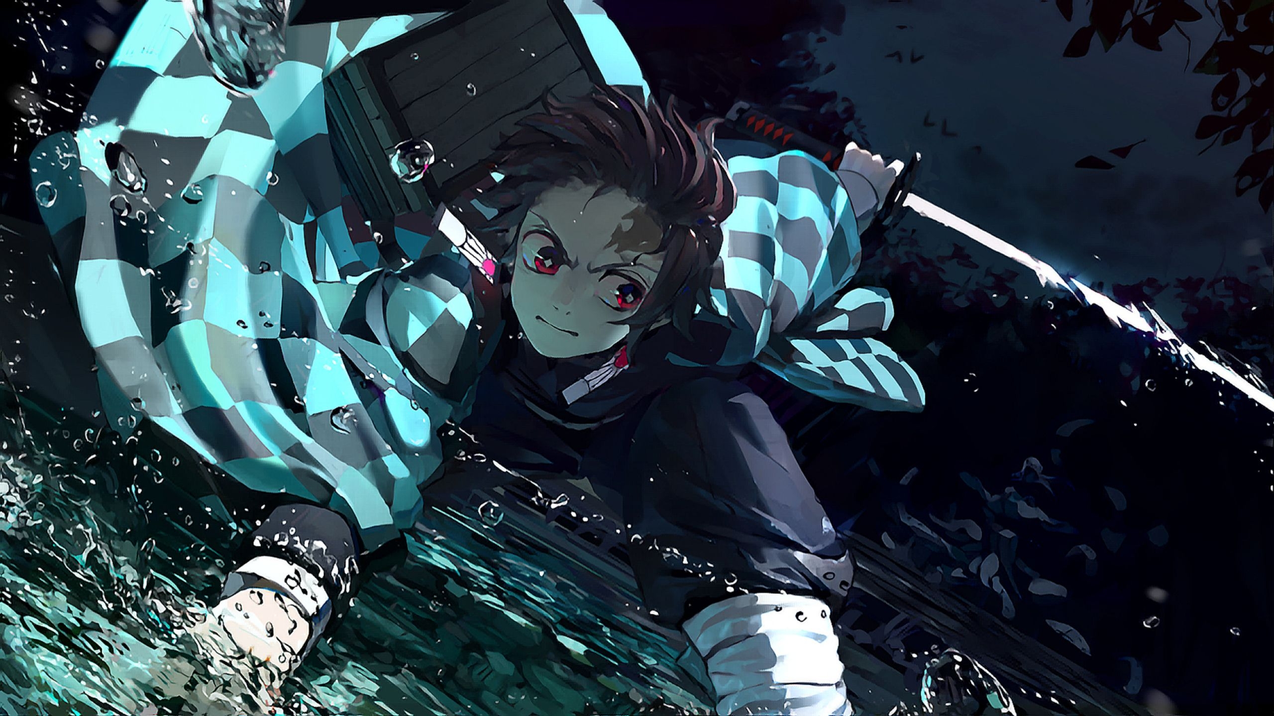 2560x1440 Demon Slayer Tanjirou Kamado 1440P Resolution Wallpaper, Desktop