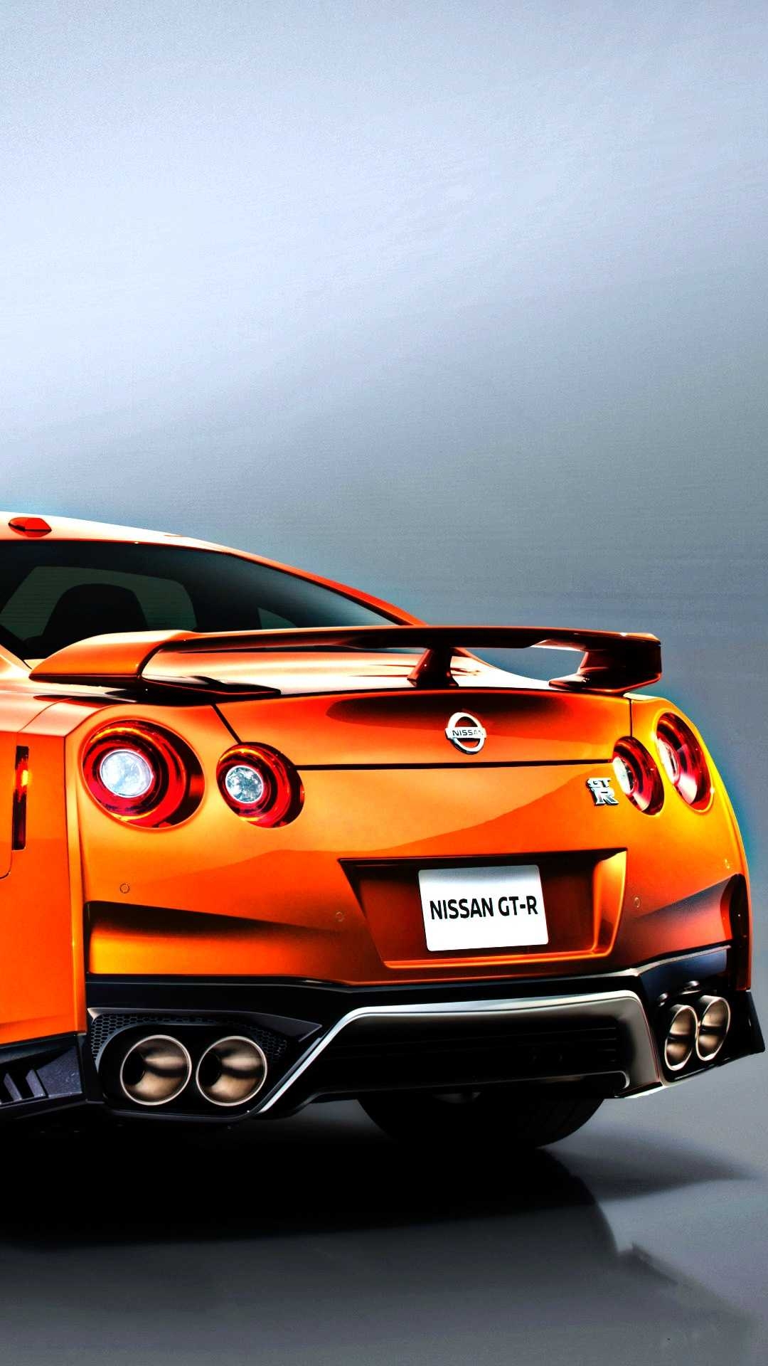 1080x1920 Orange GTR R35 Wallpaper, Phone