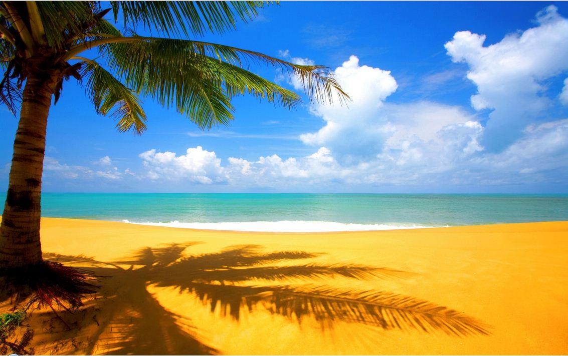 1140x720 Beach Panorama Wallpaper, Desktop