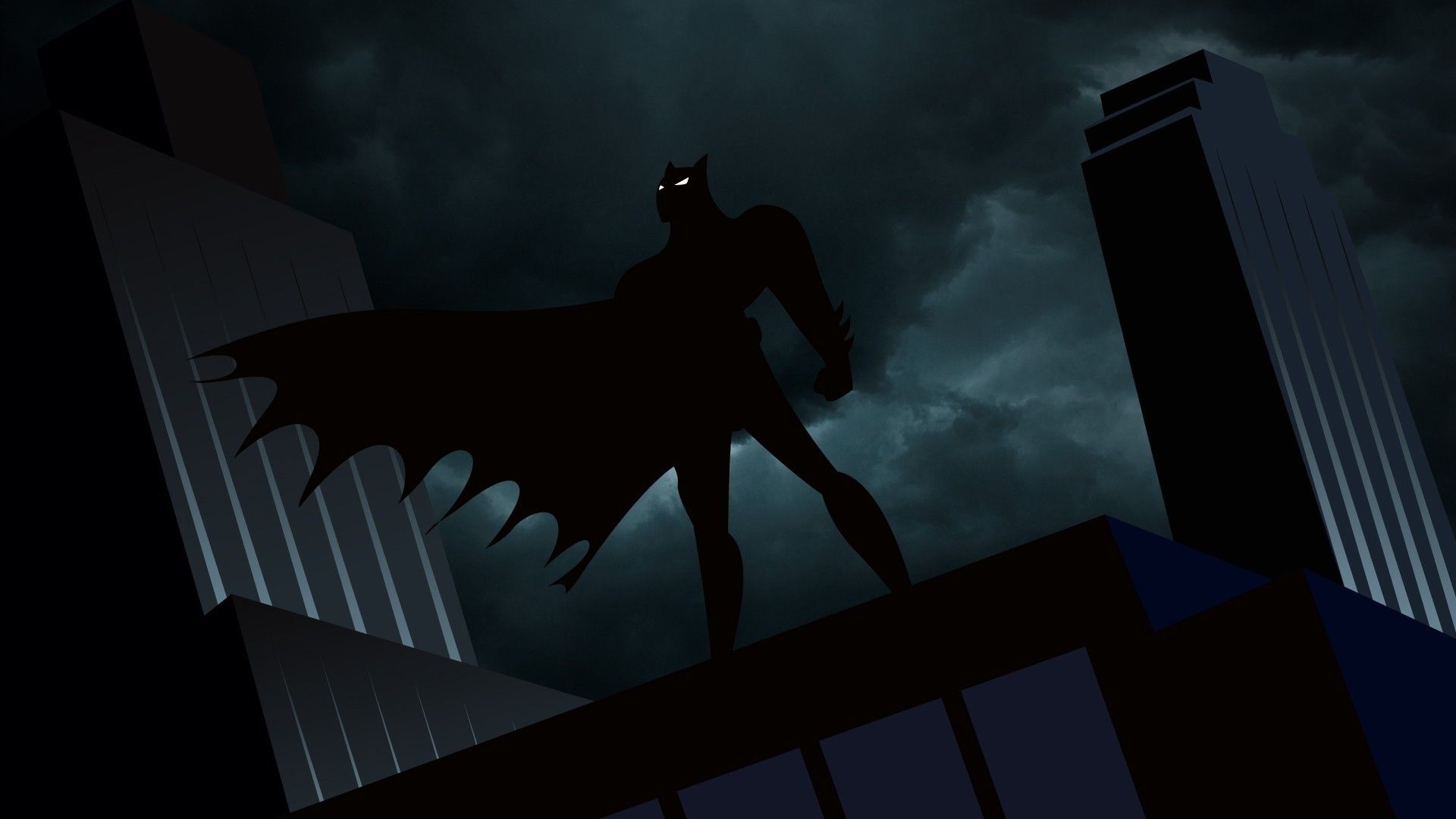 1920x1080 Batman, Animated Series, Gotham City Wallpaper HD / Desktop and Mobile Background, Desktop