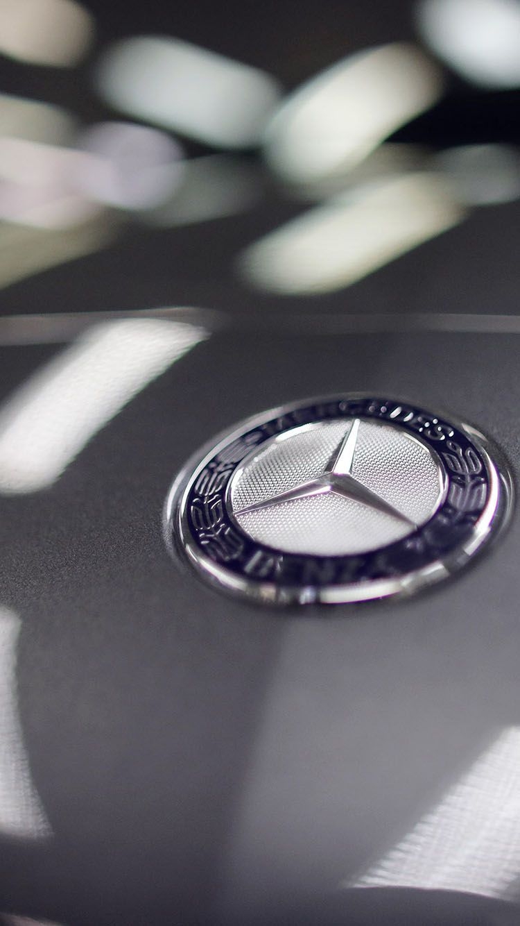 750x1340 Mercedes Benz Car Logo Detail iPhone 6 Wallpaper HD, Phone