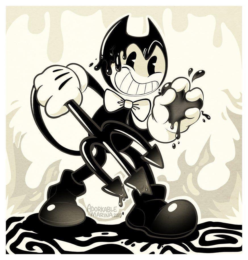 880x920 BENDY and the Ink Machine + [SPEEDPAINT], Phone