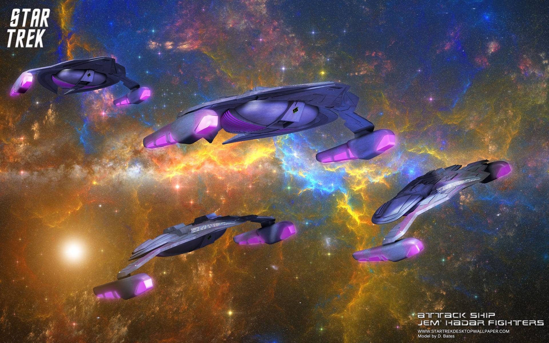 1920x1200 Star Trek Attack Ship Jem&;Hadar Fighters, free Star Trek computer, Desktop