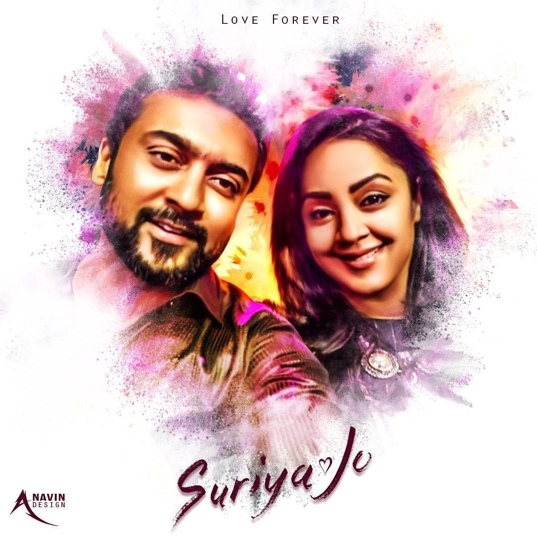 1080x1080 Fan design... #Surya #Suriya #Jyothika. Surya actor, Family image, Actors image, Phone