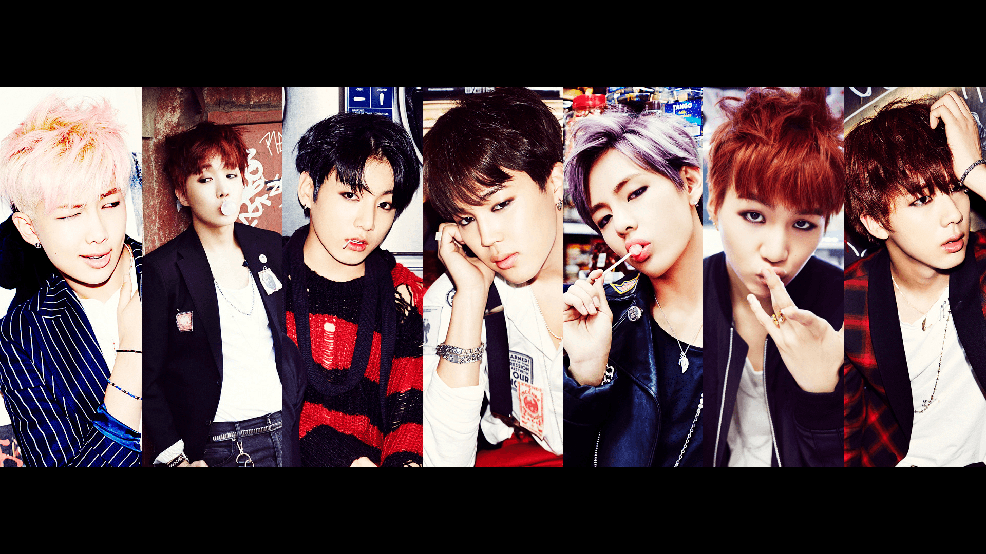 1920x1080 Bangtan Boys, BTS, J Hope, Jimin, Jin, Jungkook, Rap Monster, Suga, Desktop