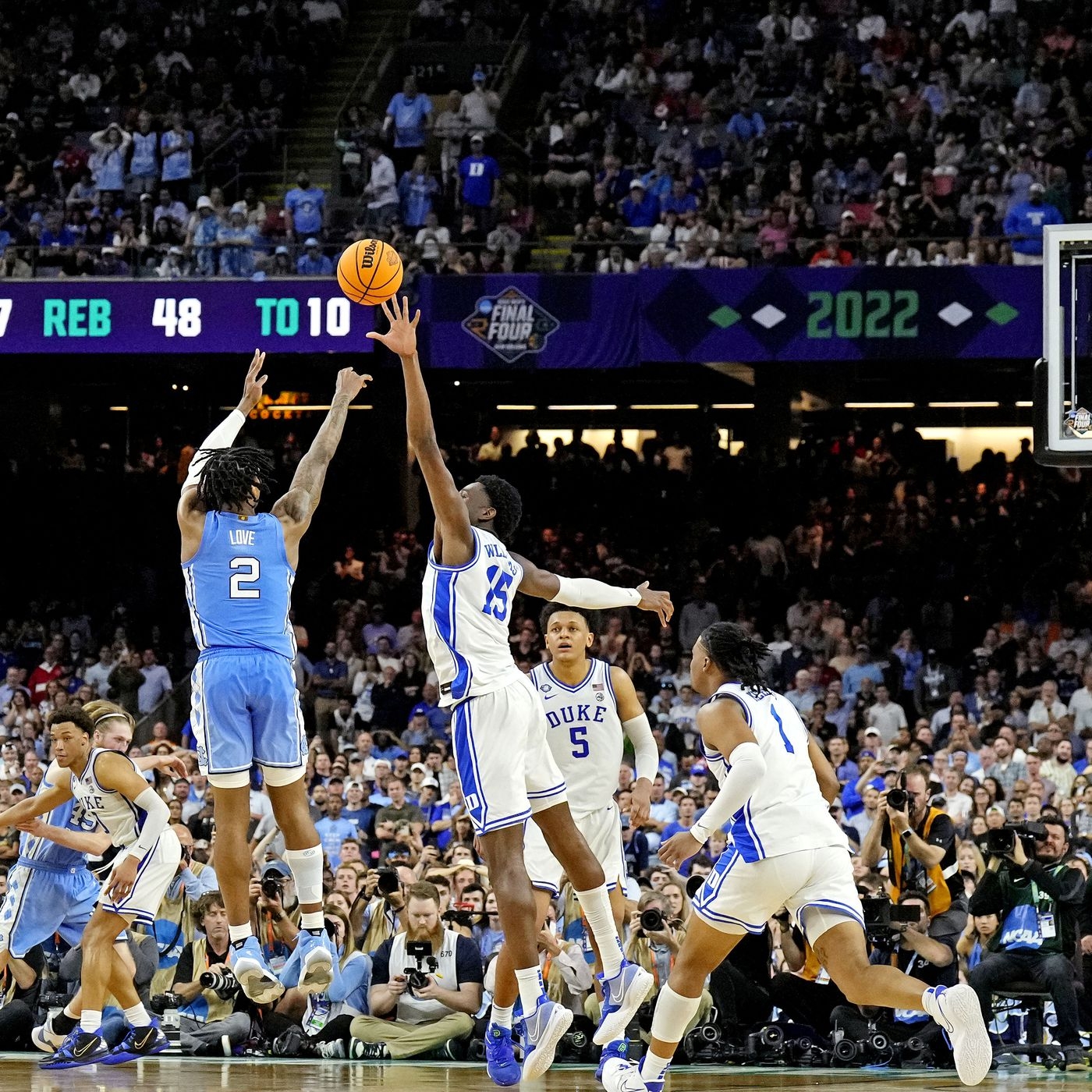 1400x1400 Caleb Love's heroics led the way as UNC beat Duke in the Final Four Heel Blog, Phone