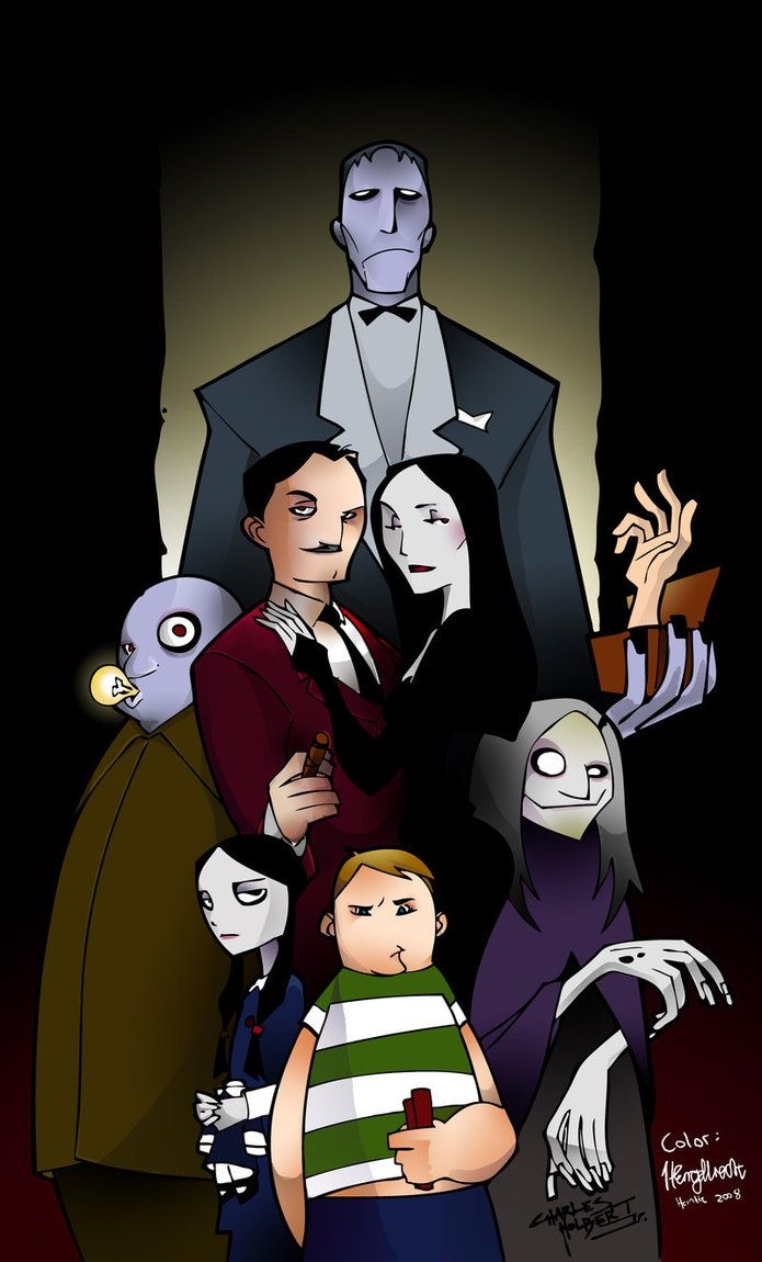 700x1150 The Addams Family, Phone