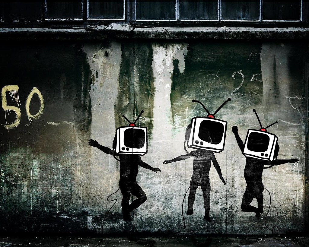 1030x820 TV man urban graffiti wallpaper, Desktop