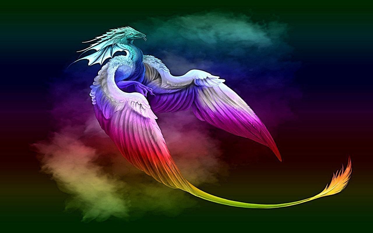 1280x800 Neon Dragon Wallpaper. WallpaperToon. dragon. Dragons, Desktop