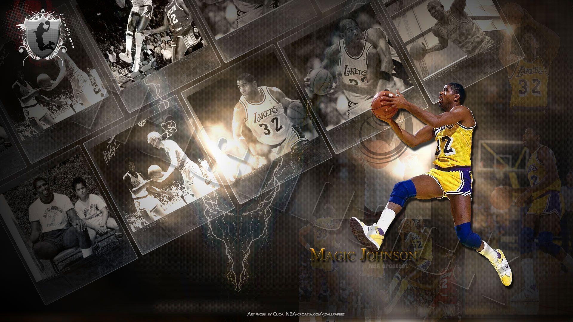 1920x1080 Magic Johnson Wallpaper. Basketball Wallpaper at, Desktop