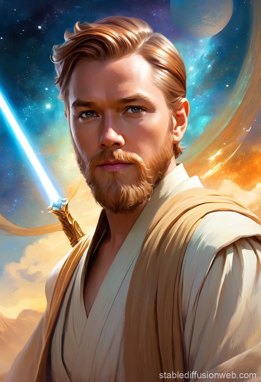 840x1220 Obi Wan Kenobi Jedi Portrait. Stable, Phone