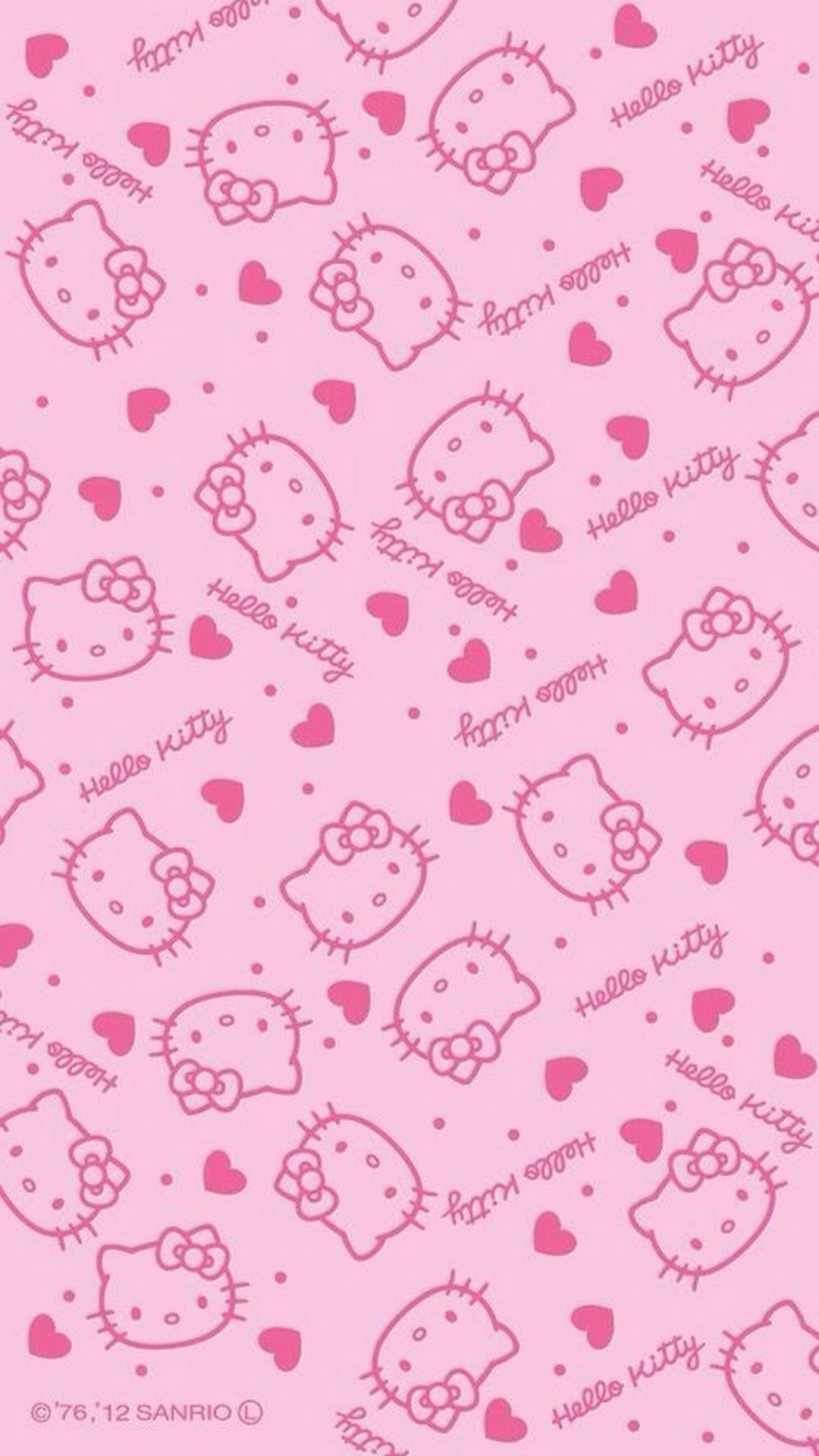 1080x1920 Hello Kitty Aesthetic Background Free download, Phone