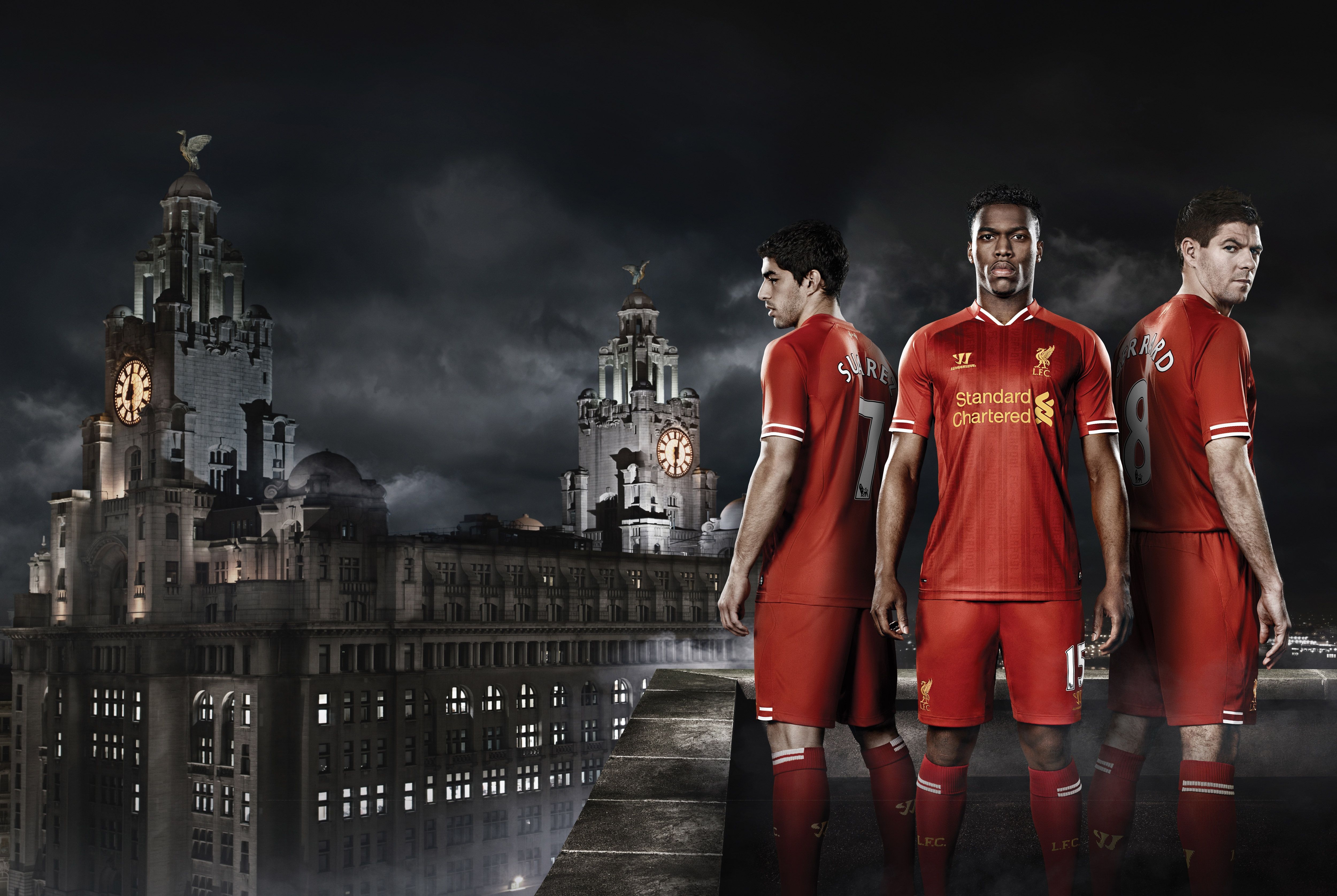 5000x3360 Liverpool FC Daniel Sturridge Luis Suarez Steven Gerrard, HD Sports, Desktop