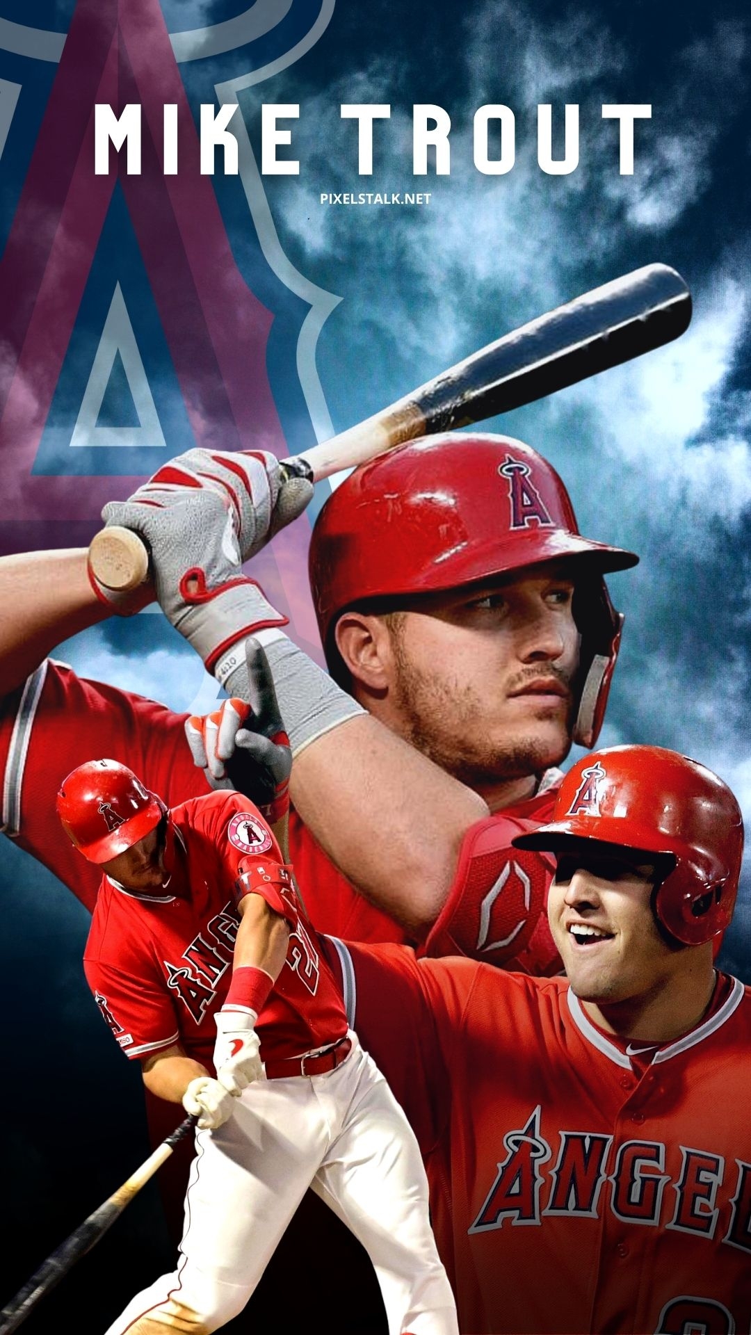 1080x1920 Mike Trout Wallpaper HD, Phone