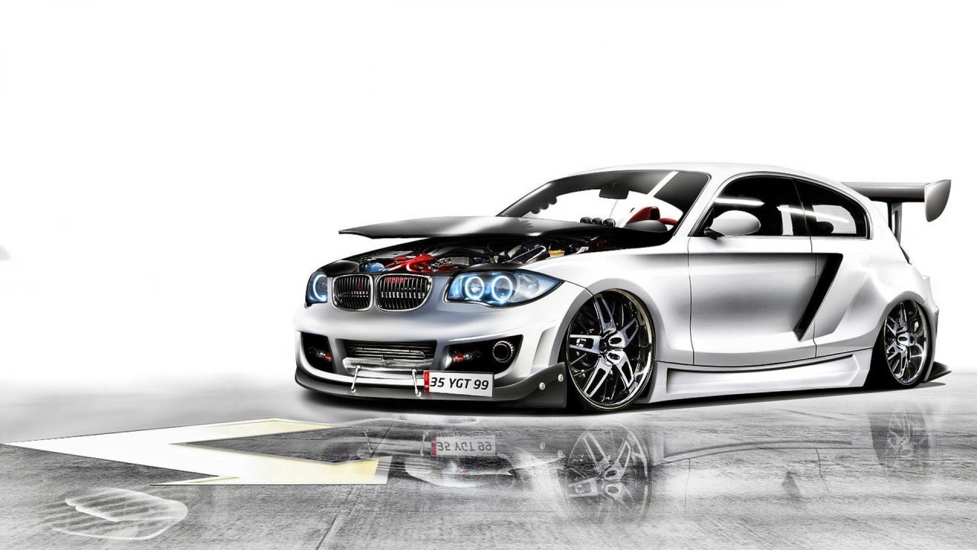 1920x1080 Cars tuning 3D bmw 1 series wallpaper, Desktop