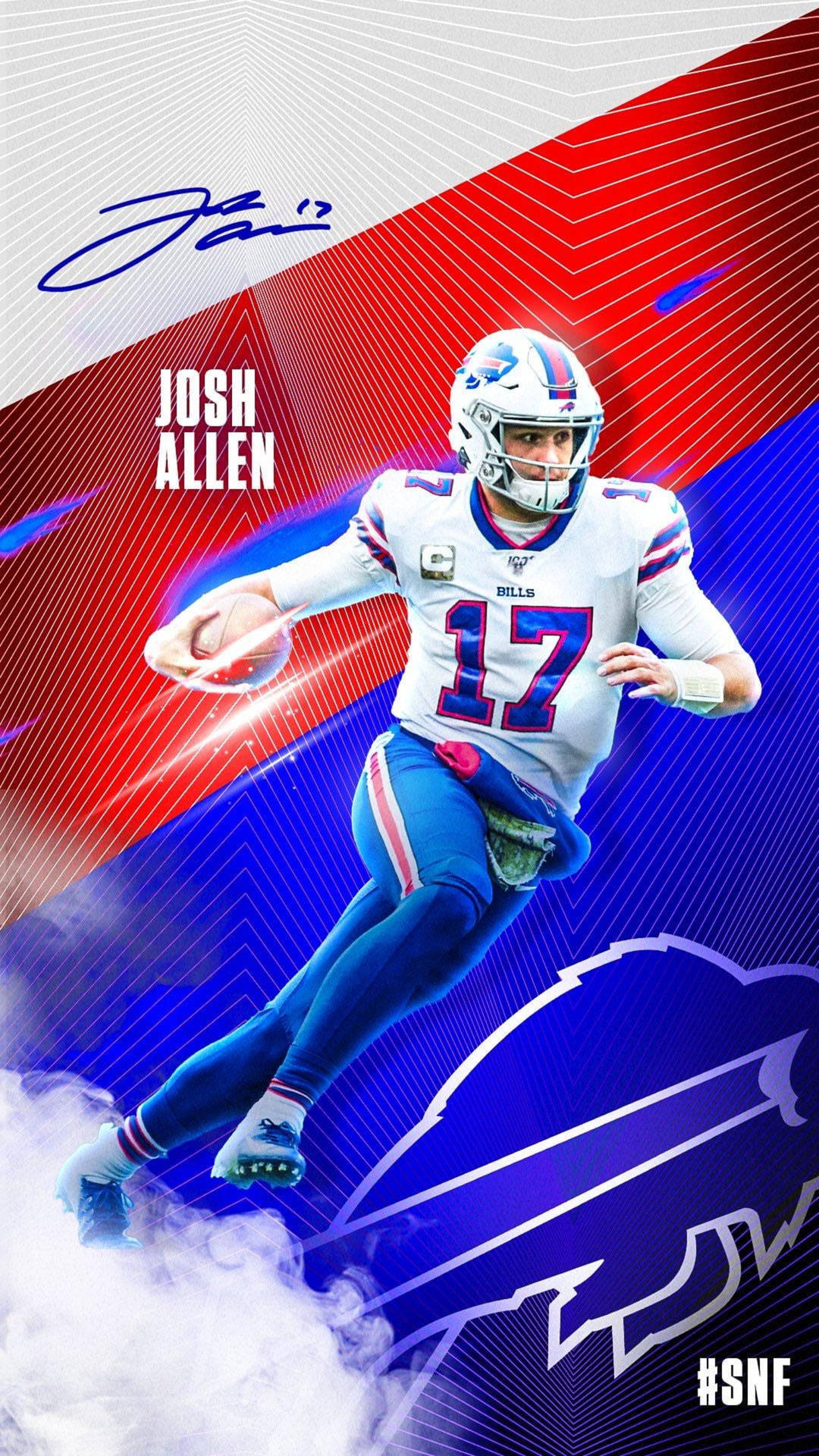 1080x1920 Download free Josh Allen Bills Poster, Phone