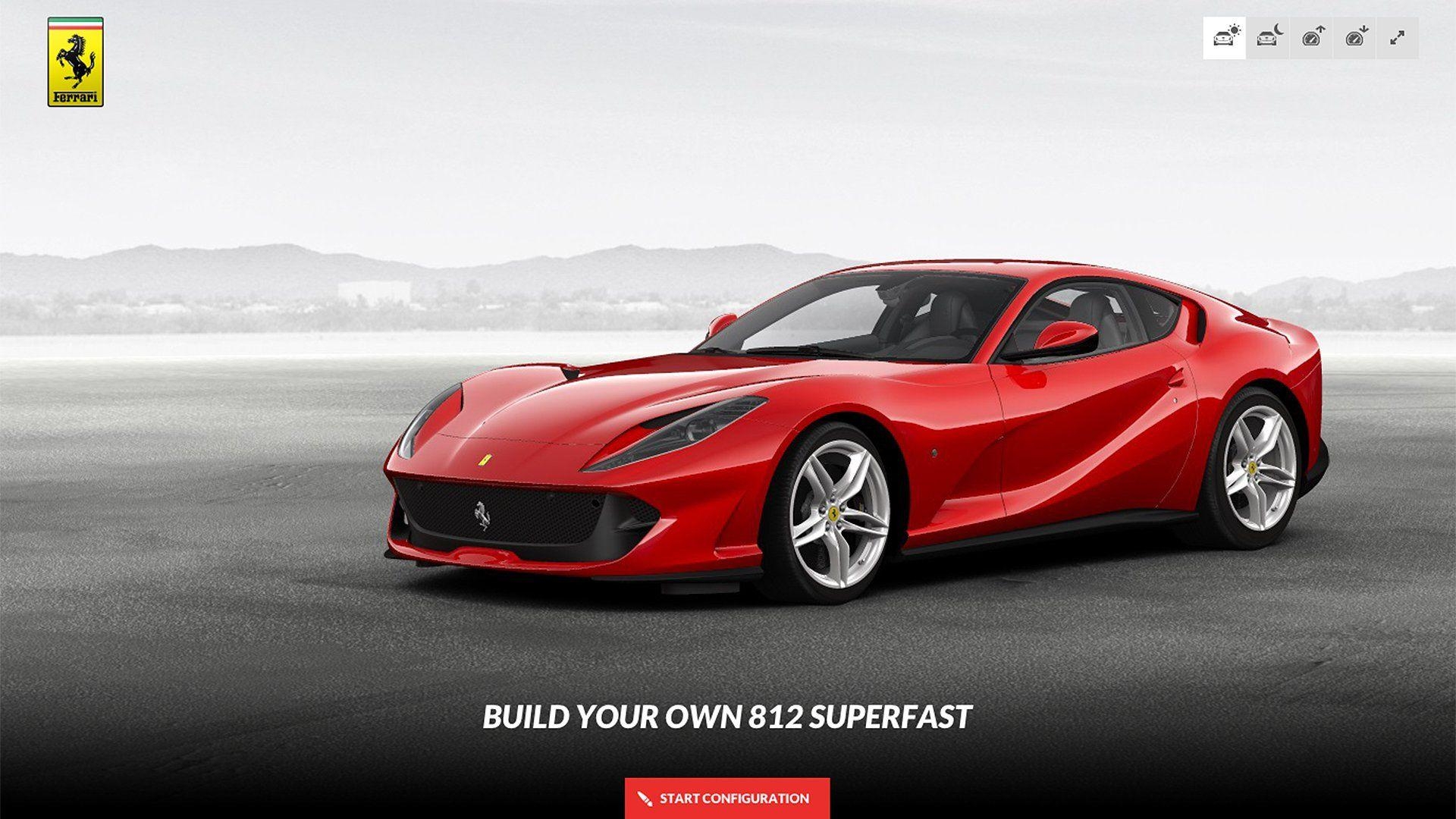 1920x1080 Ferrari 812 Superfast Car Configurator Is Up and Running, Desktop