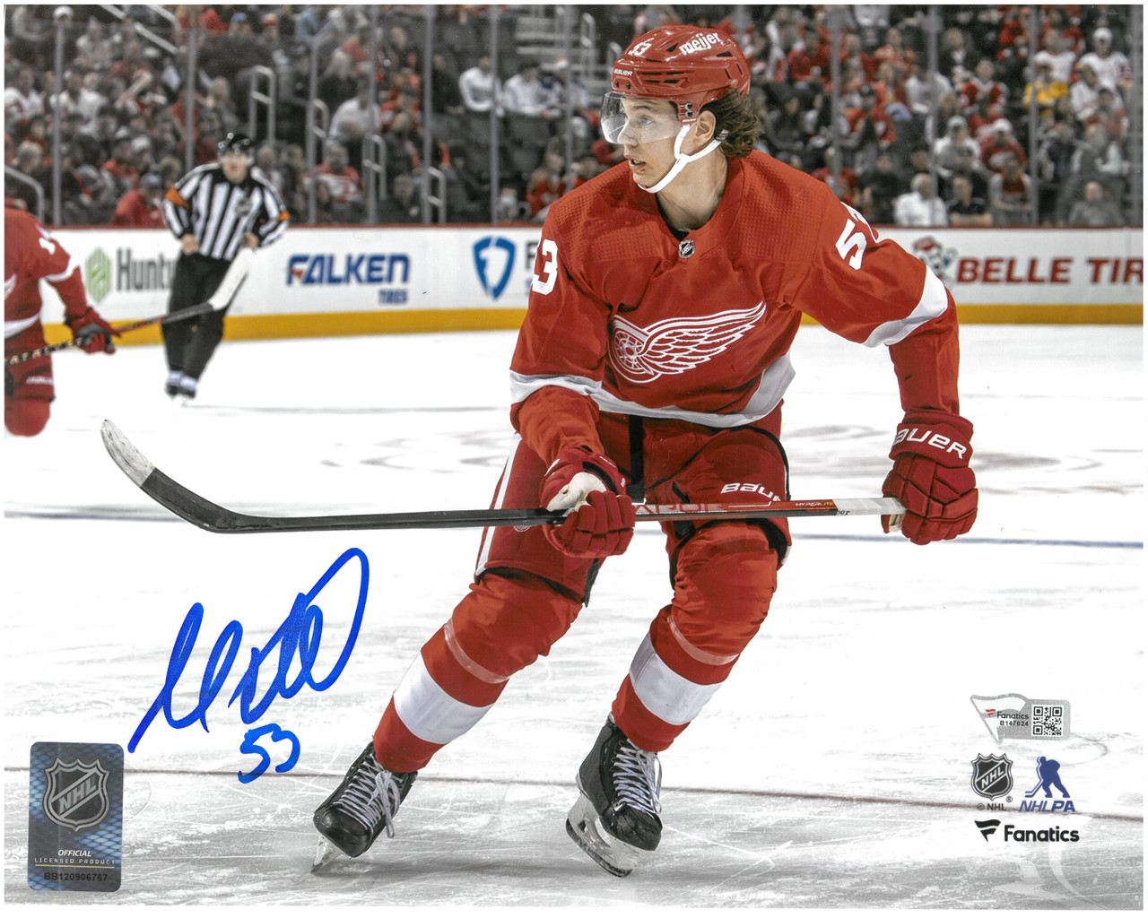 1280x1030 Moritz Seider Autographed 8x10 Photo Jersey City Sports, Desktop