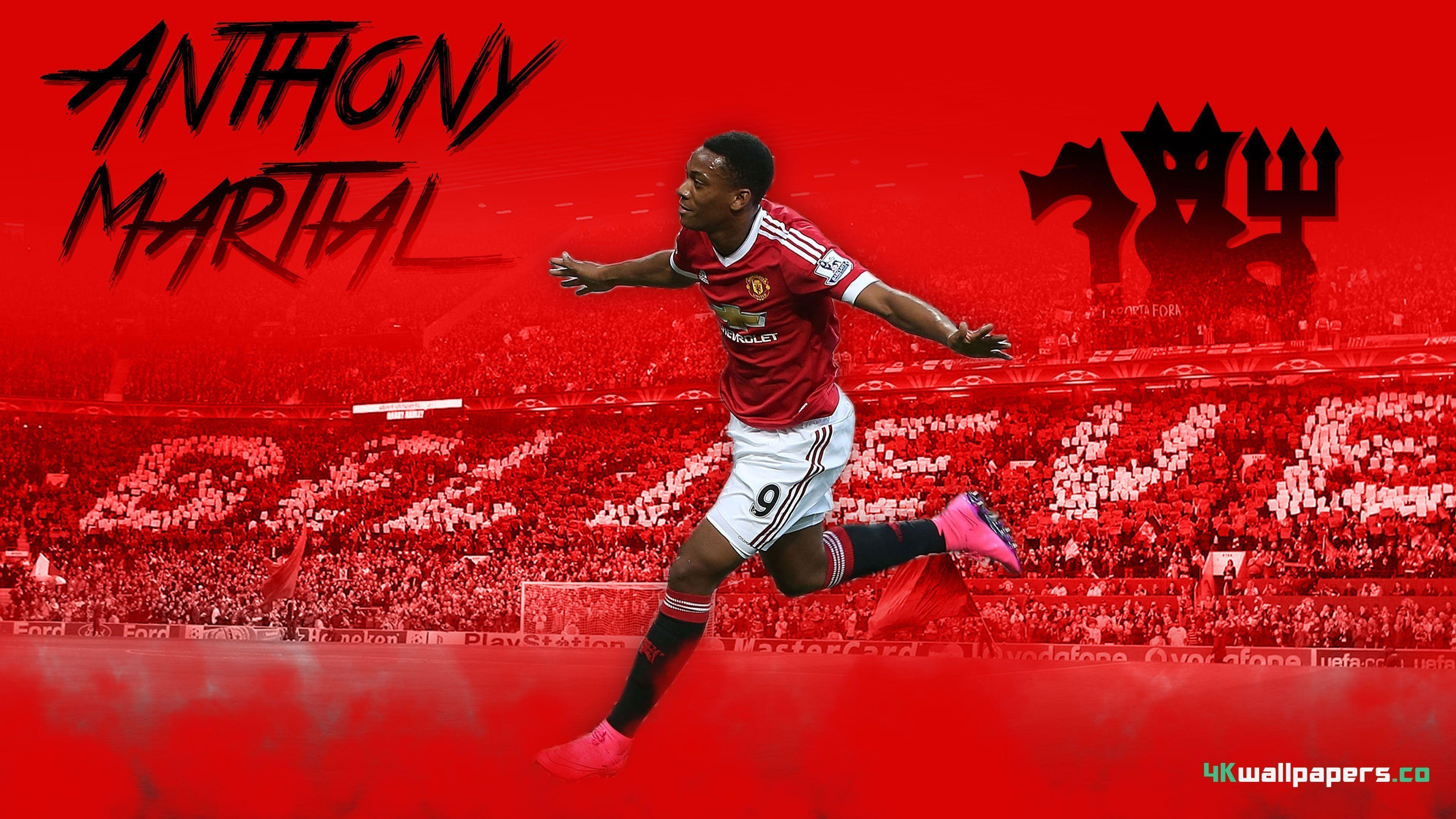 3840x2160 Anthony Martial 2015 Manchester United 4K Wallpaper free desktop, Desktop