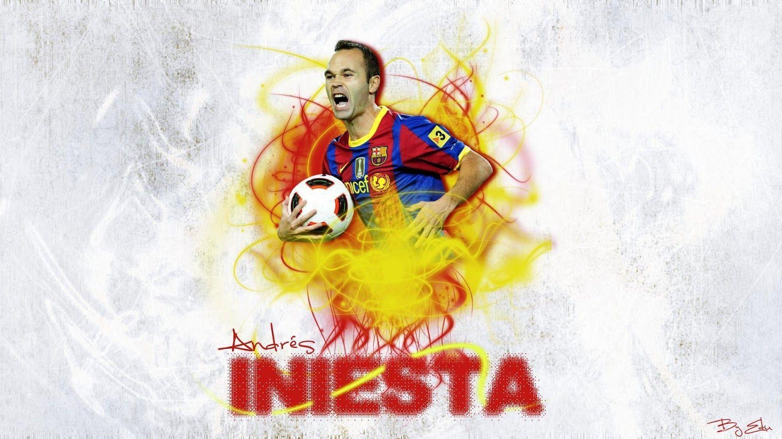 1600x900 Andres Iniesta Wallpaper 2013, Desktop