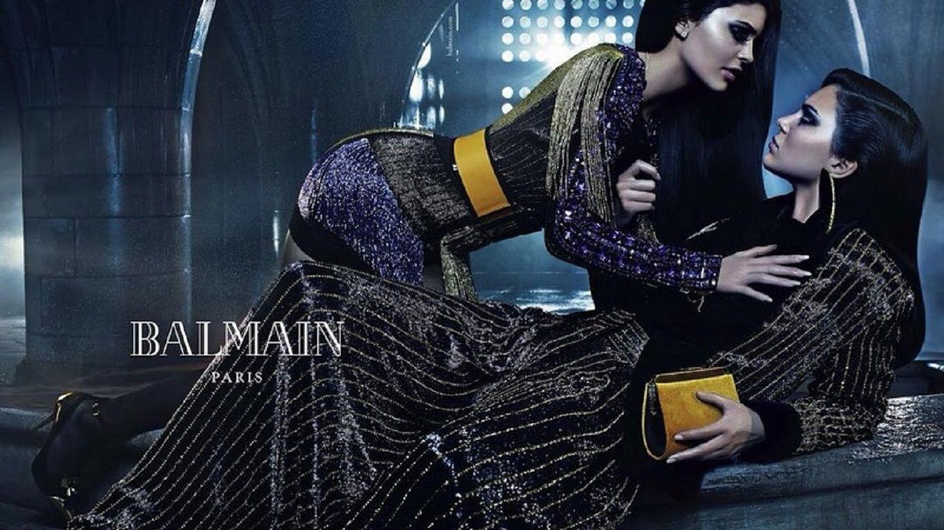 1370x770 Balmain Sibling Campaign Features Kylie and Kendall Jenner, Desktop