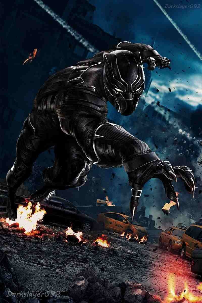 800x1200 Black Panther Superhero Marvel Comics Wallpaper HD Wallpaper Black Panther, Phone