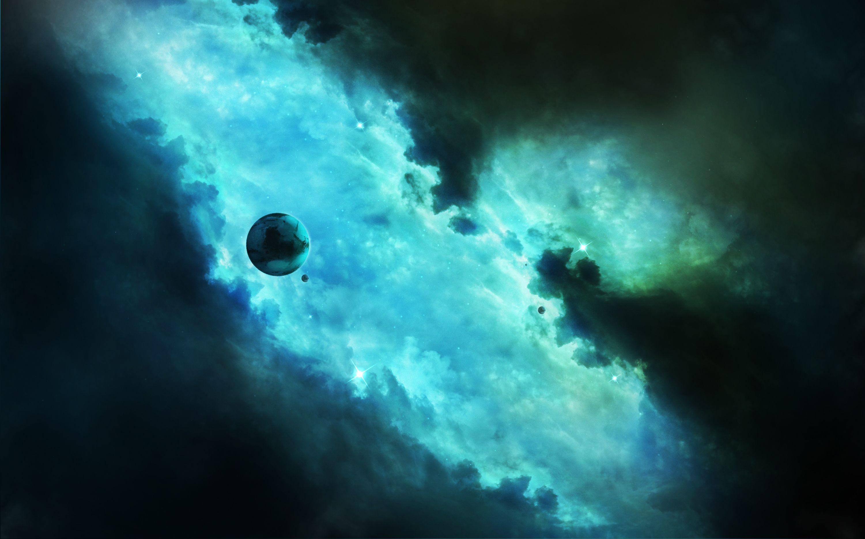 3010x1880 Wallpaper Outer space, Galaxy, Planet, Alone, HD, Space, Desktop