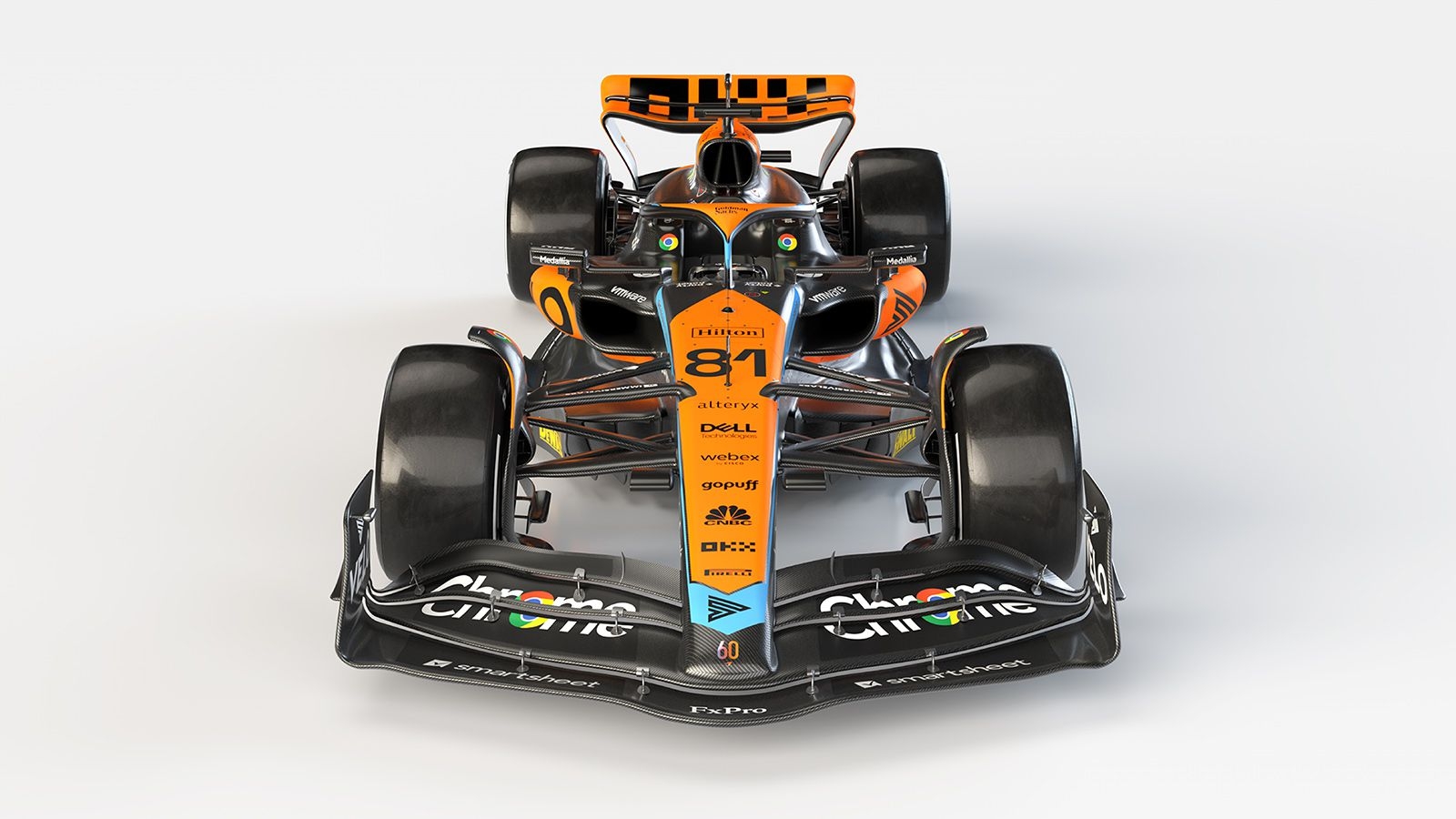 1600x900 2023 McLaren MCL60 F1 car launch photo, Desktop