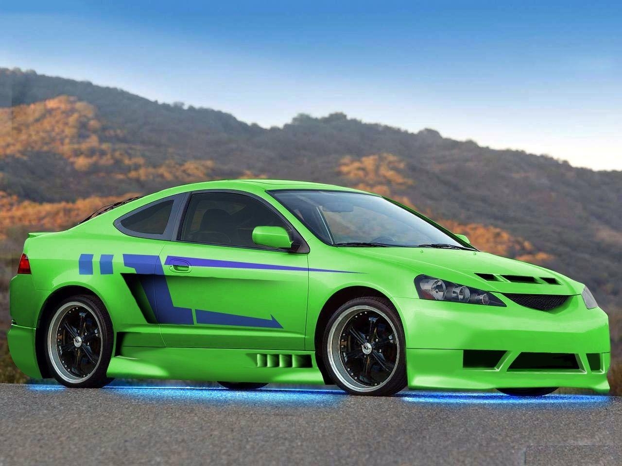 1280x960 Green Modified Acura RSX HD Wallpaper, Desktop