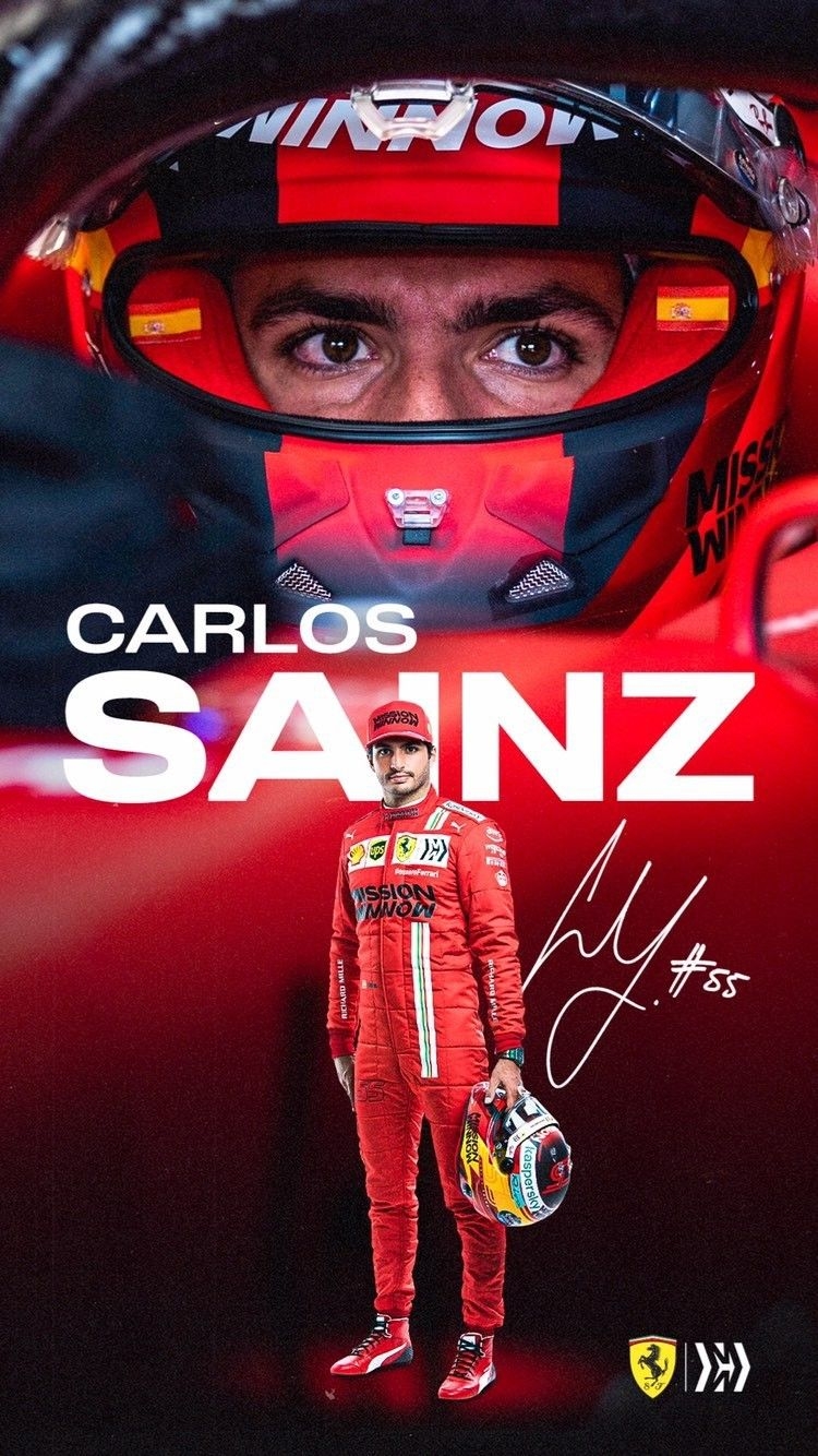 750x1340 carlos sainz f1 wallpaper. Carlos, Phone