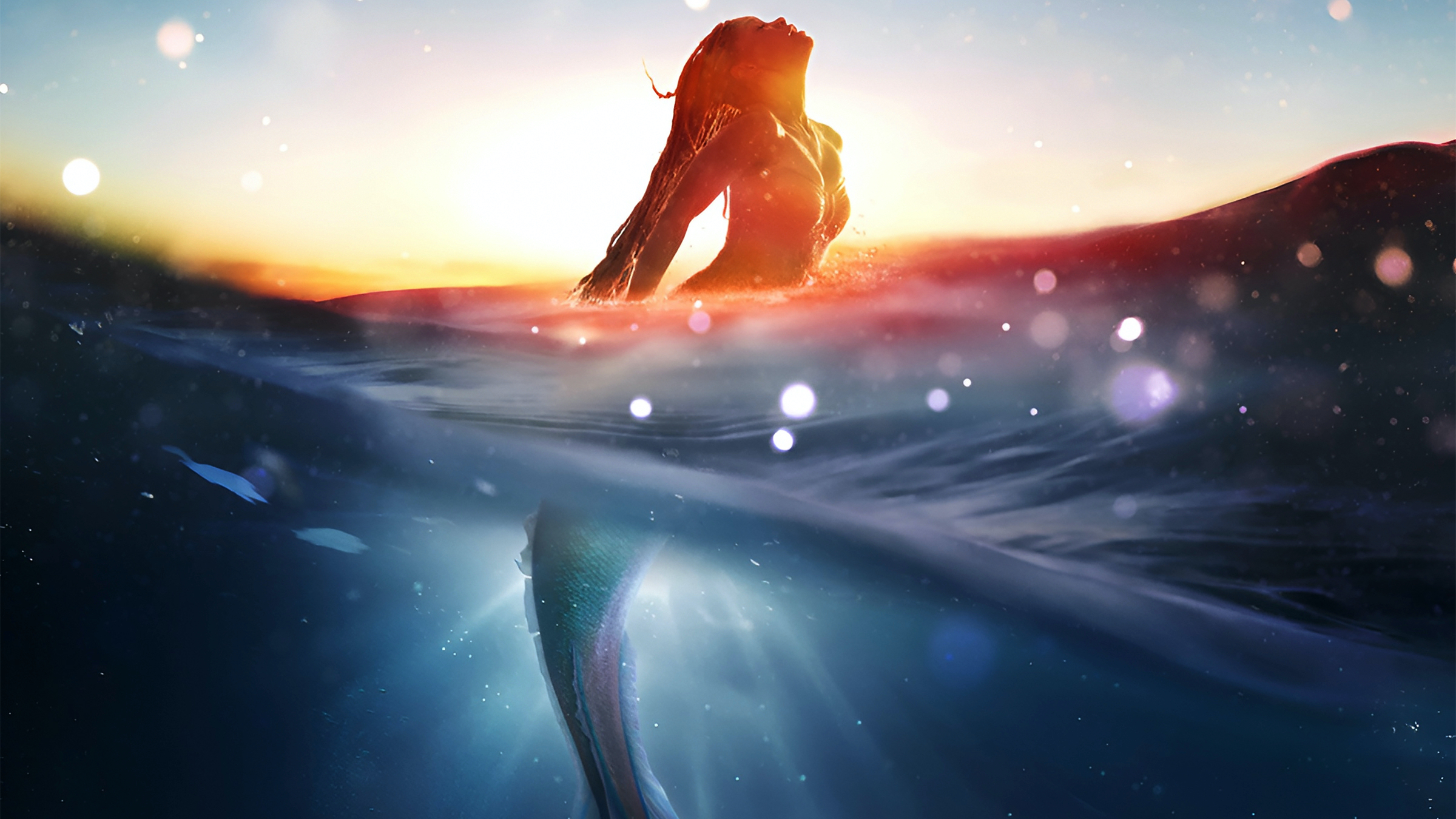 2400x1350 The Little Mermaid HD Wallpaper, Desktop