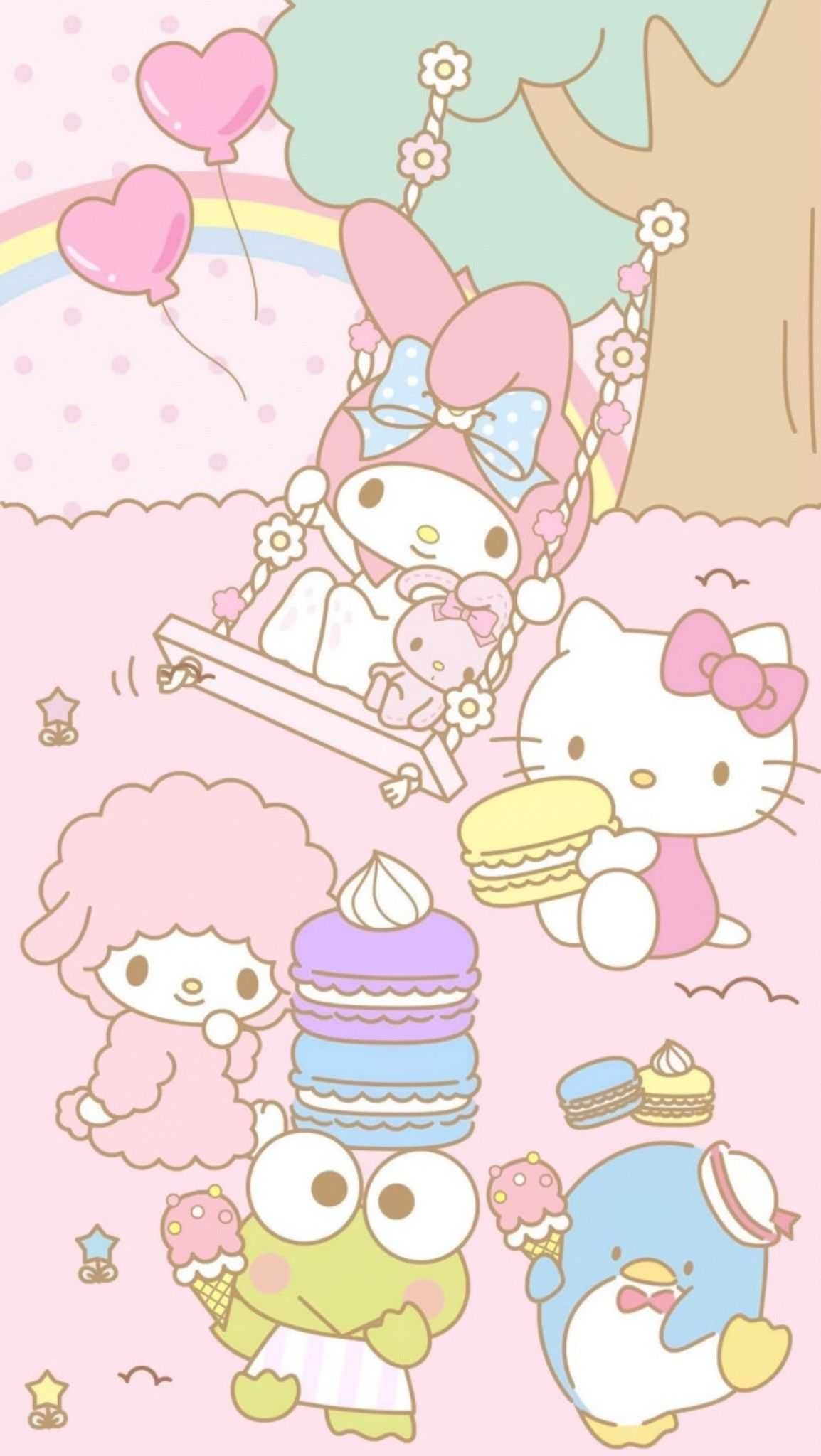 1160x2050 Sanrio Wallpaper. Hello kitty art, Hello kitty image, Cute cartoon wallpaper, Phone