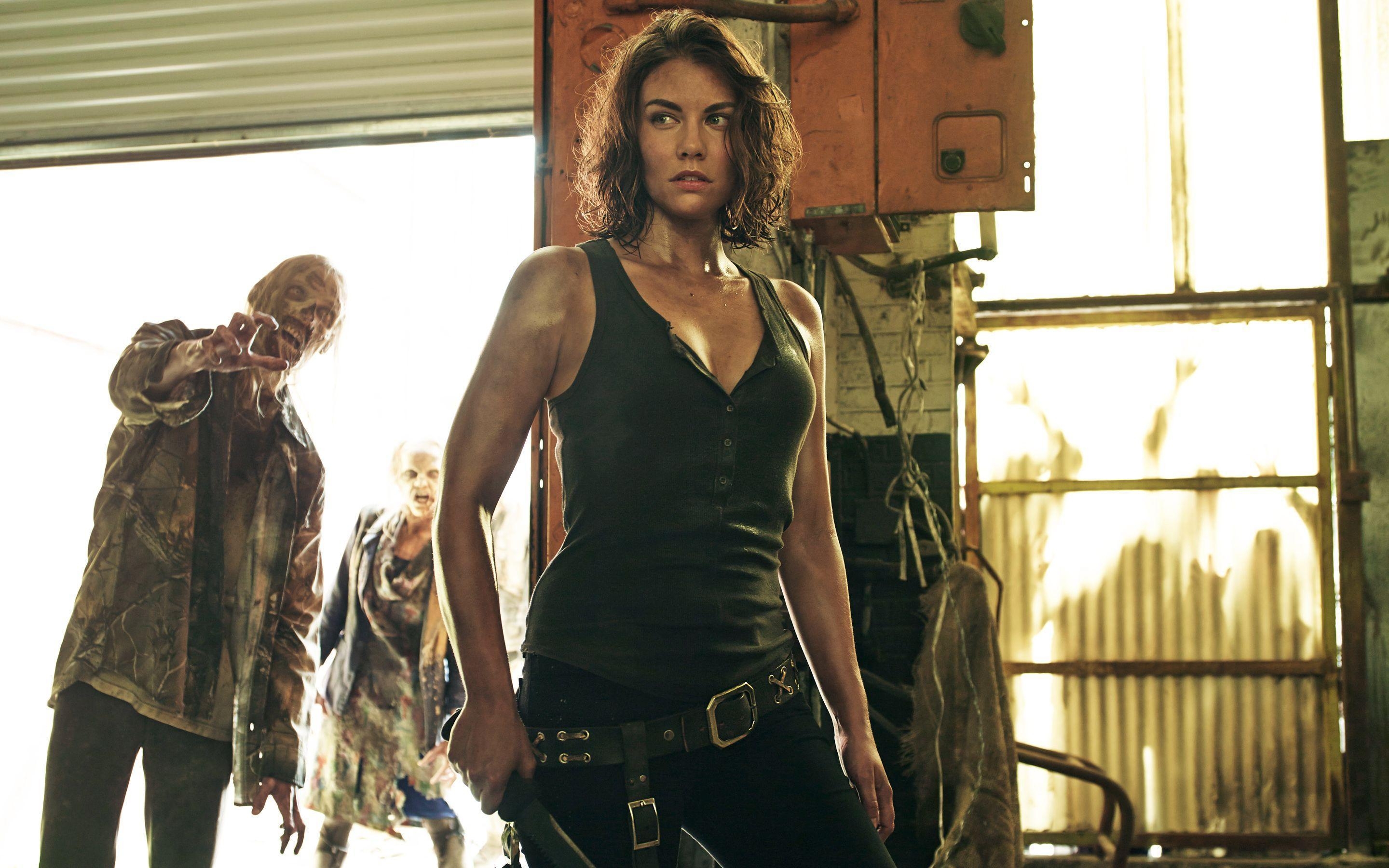 2880x1800 Lauren Cohan as Maggie Wallpaper, Desktop