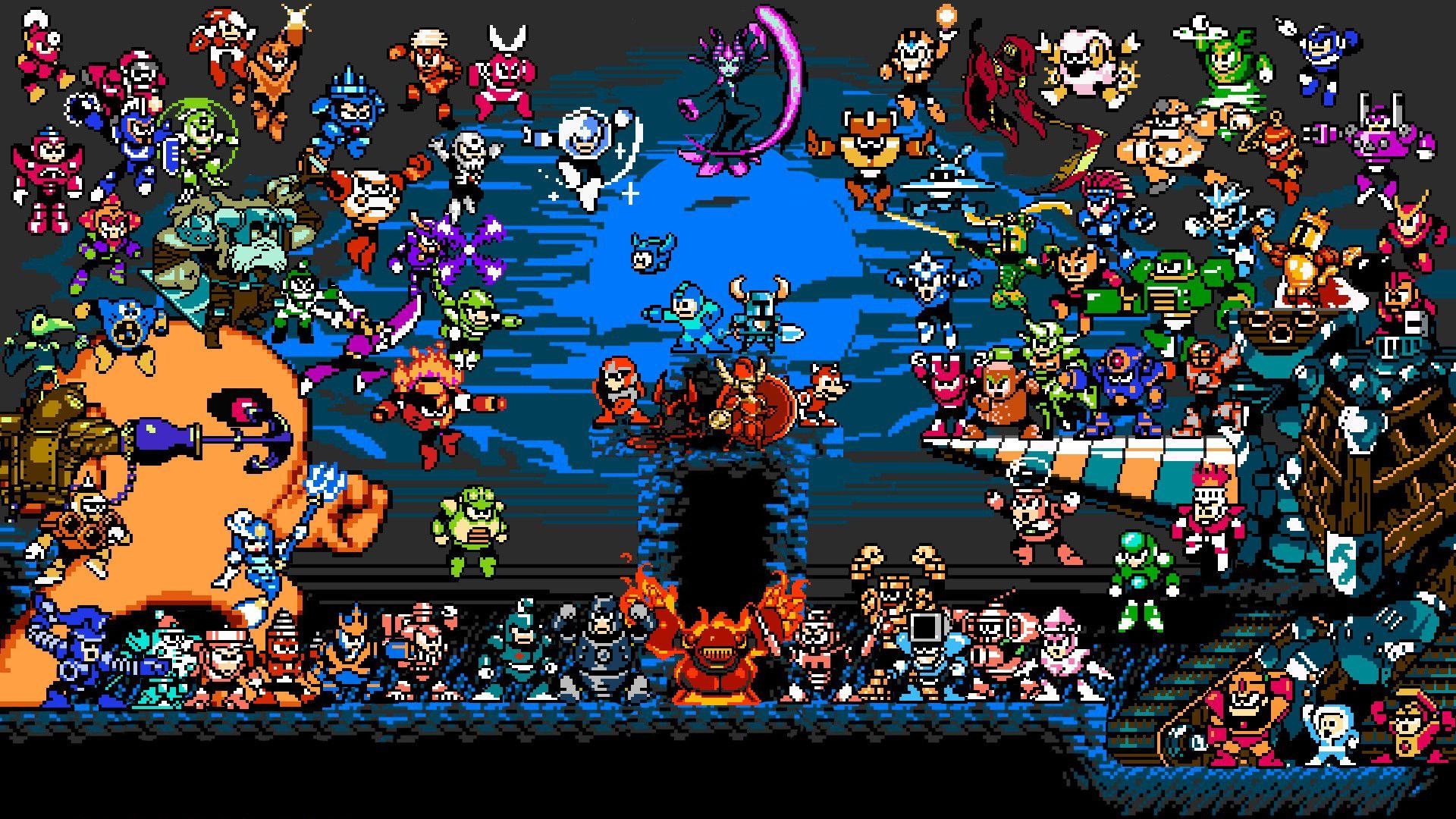 1920x1080 Unique Mega Man / Shovel Knight Mash Up Wallpaper!, Desktop