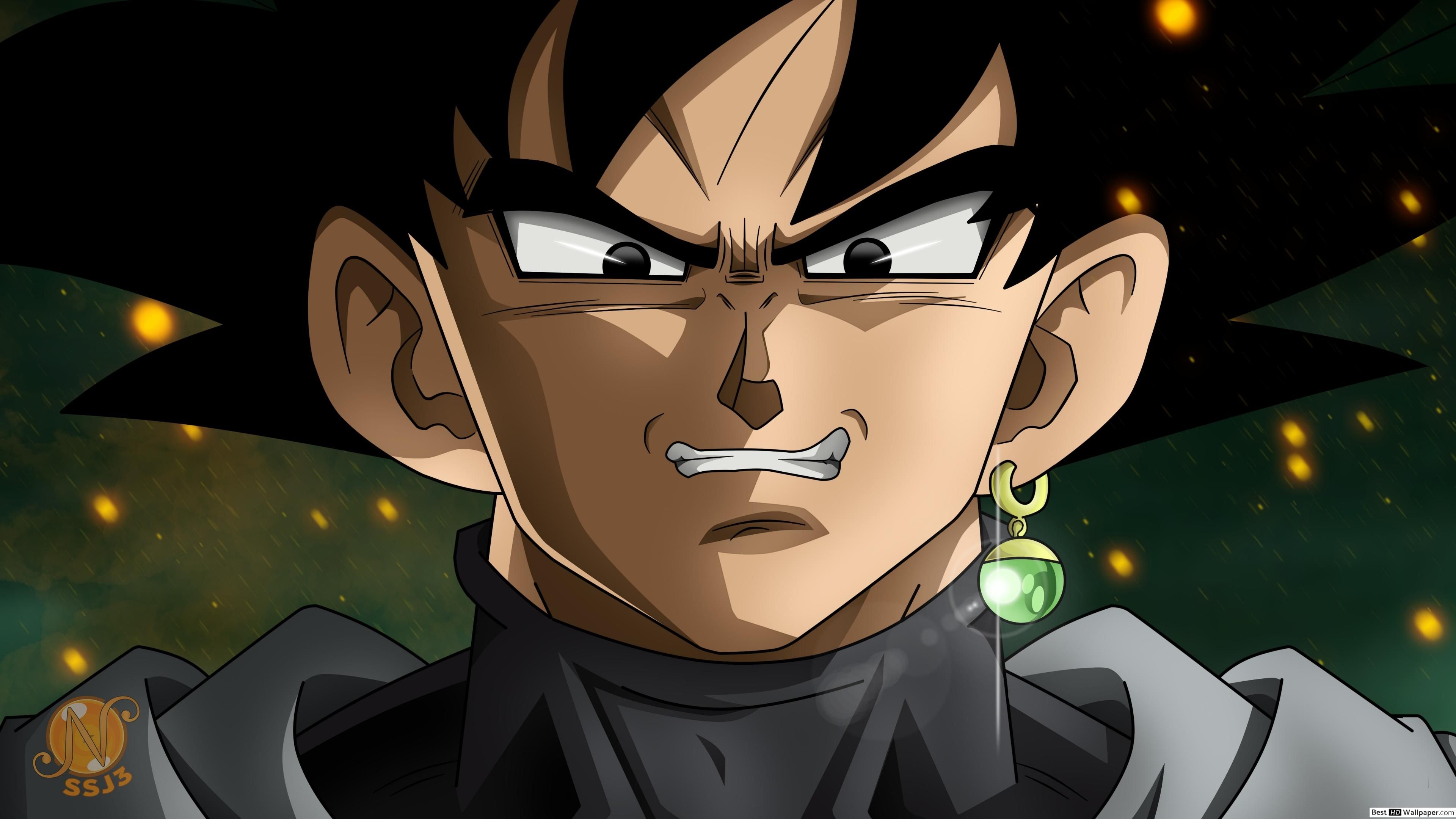 3840x2160 Black Goku Evil Smile HD wallpaper download, Desktop