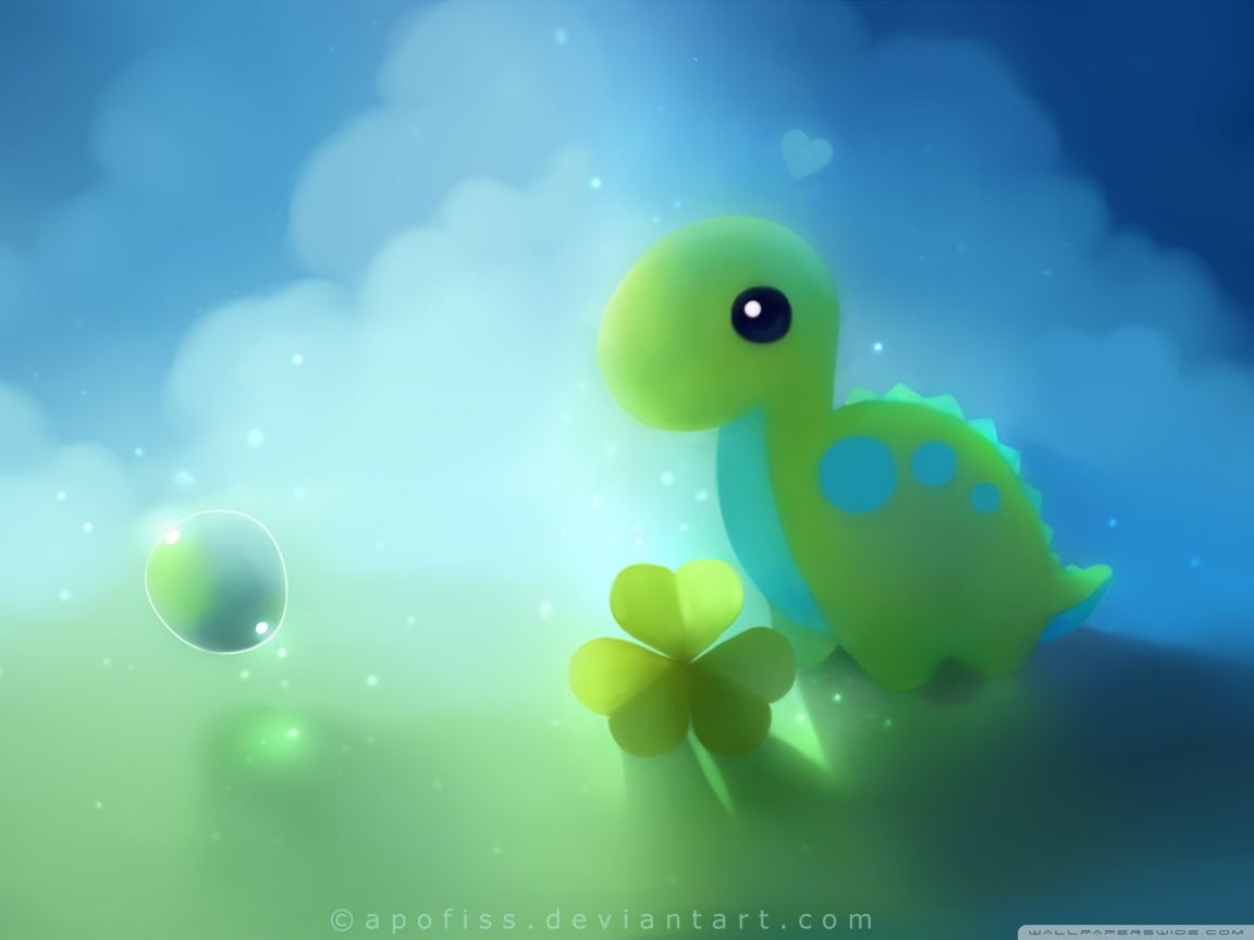 1160x870 Cute Green Dinosaur Wallpaper Free Cute Green Dinosaur Background, Desktop