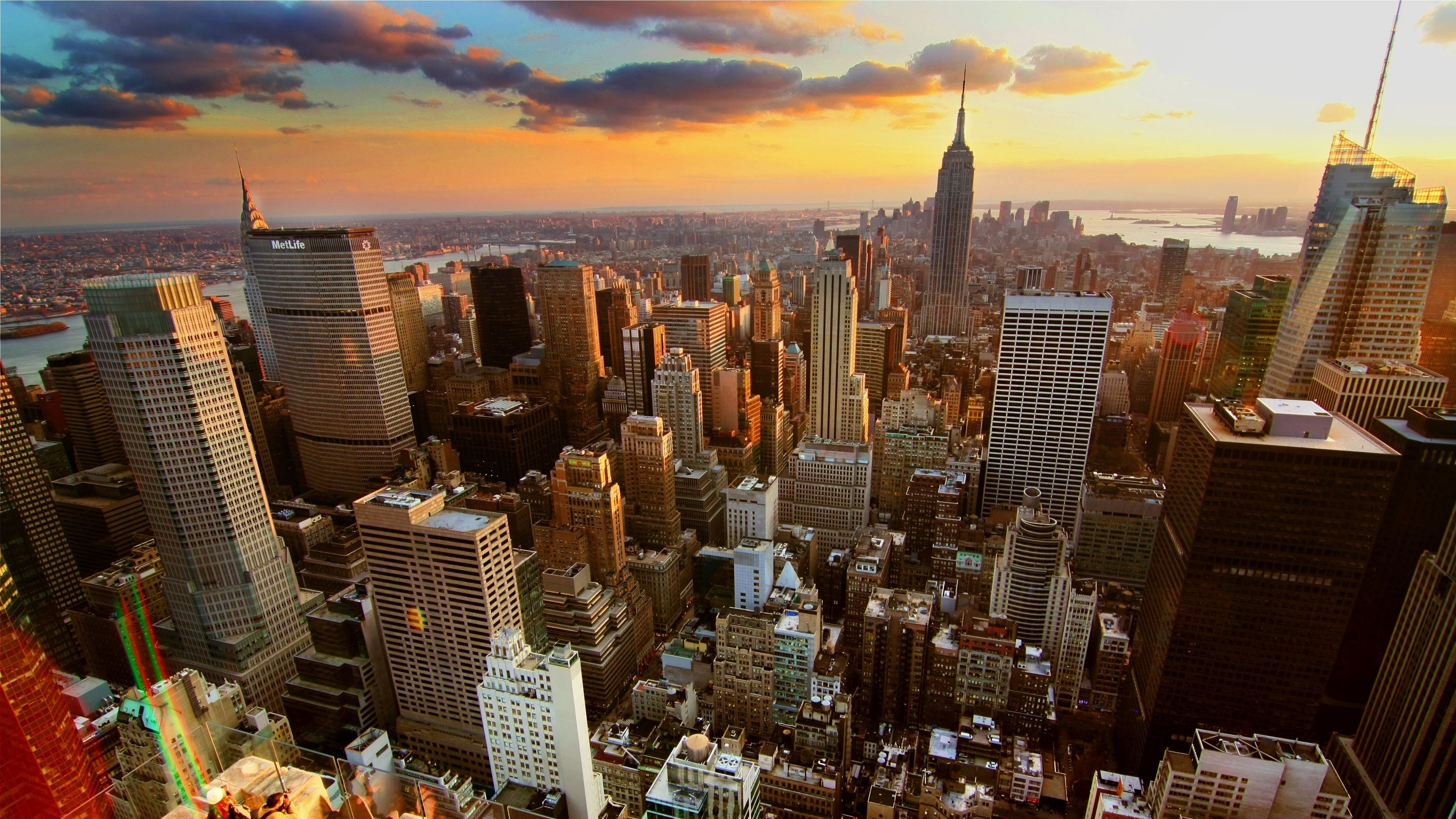 3840x2160 Download wallpaper  new york, home, skyscrapers, rooftops, Desktop