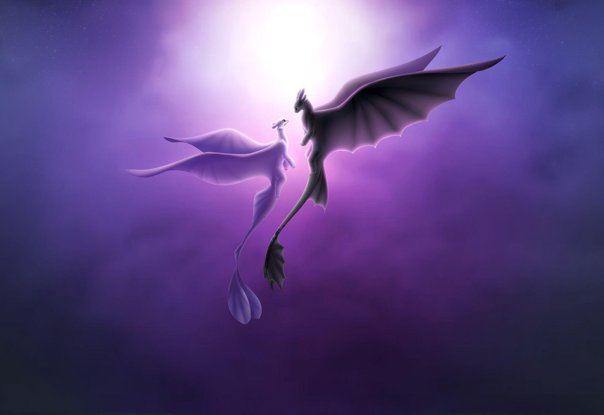 2400x1650 Toothless And Light Fury Romantic Love, HD Movies, 4k Wallpaper, Desktop