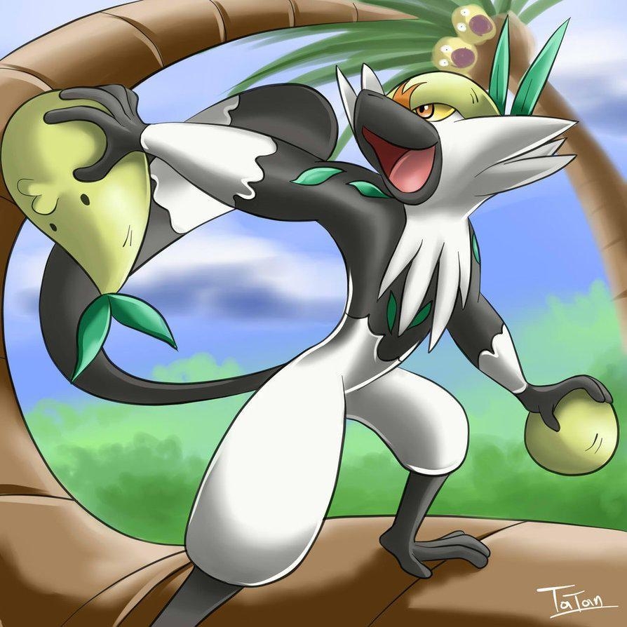 900x900 Passimian and Alolan Exeggutor. Pokémon Sun and Moon, Phone