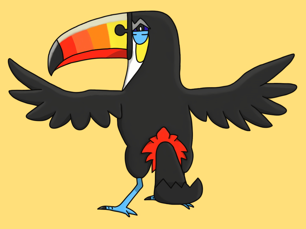 1030x770 Toucannon made in Pokemon Art Academy [OC], Desktop