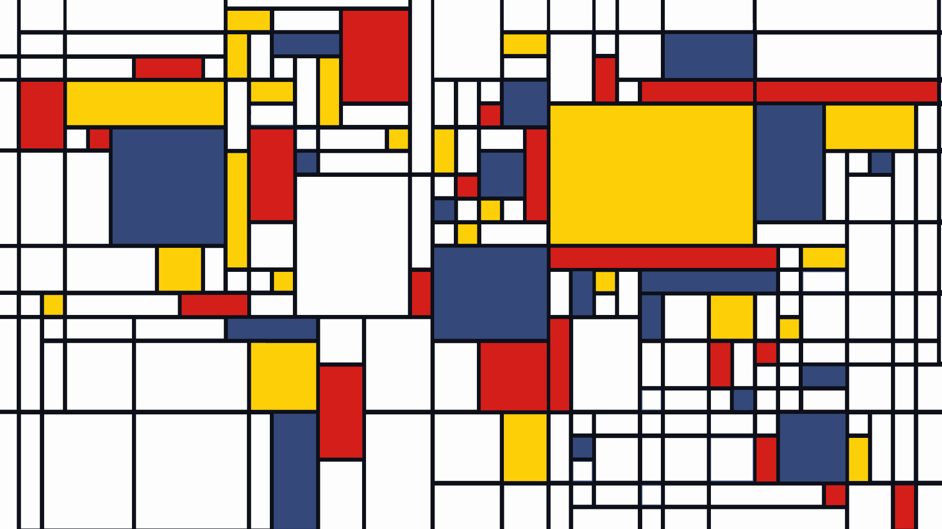 1920x1080 World Map in the manner of Piet Mondrian [948×730], Desktop