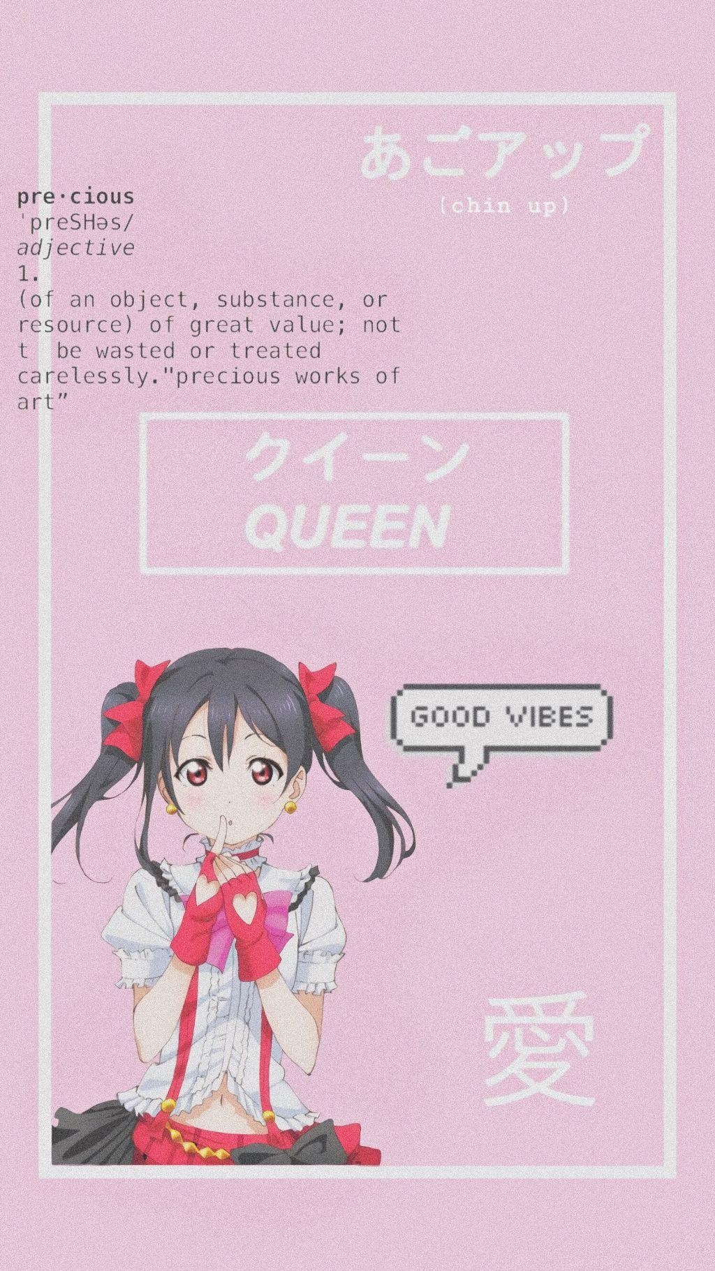 1030x1830 wallpaper aesthetic pink cute kawaii nico yazawanico, Phone