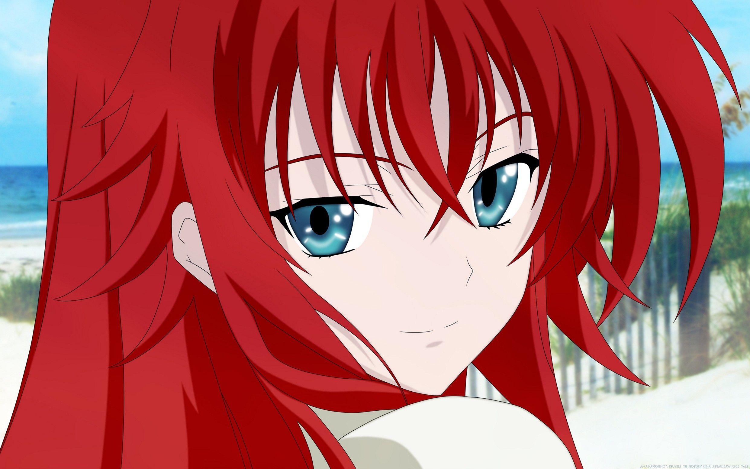 2490x1560 Highschool Dxd Rias Gremory Girl Face Art Popular Anime Wallpaper, Desktop