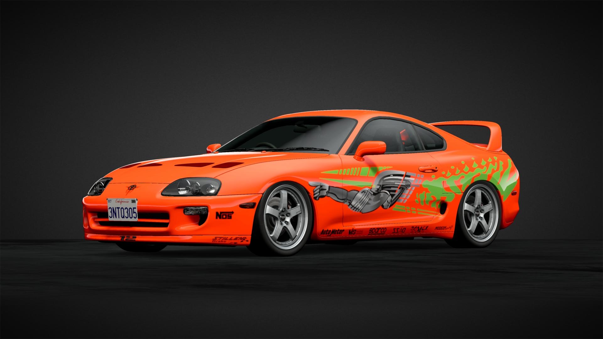 1920x1080 Paul walker's supra mk4 Livery by FaVa_611. Community. Gran Turismo Sport, Desktop