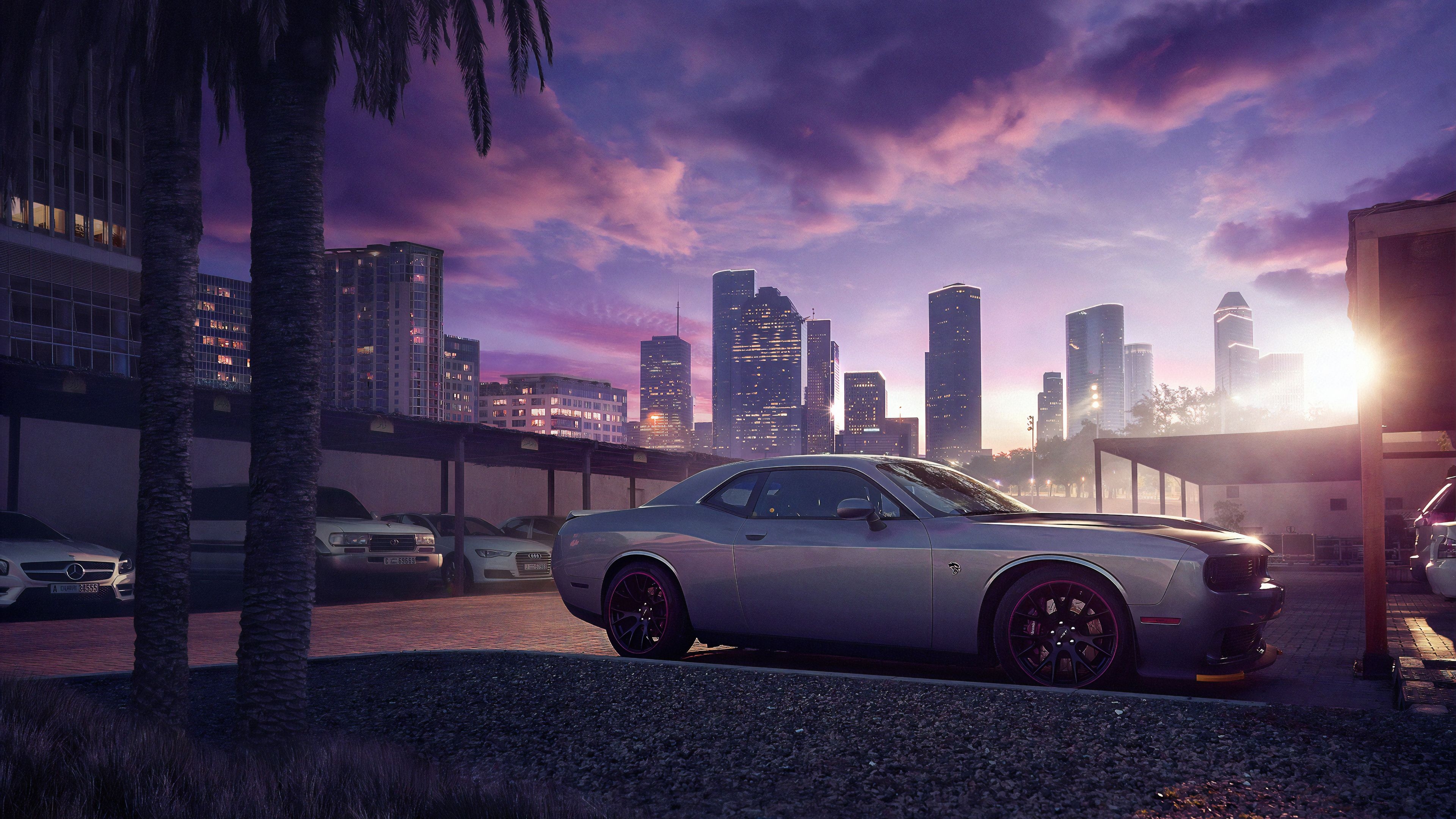 3840x2160 Wallpaper 4k Dodge Challenger SRT In Usa Wallpaper, Desktop