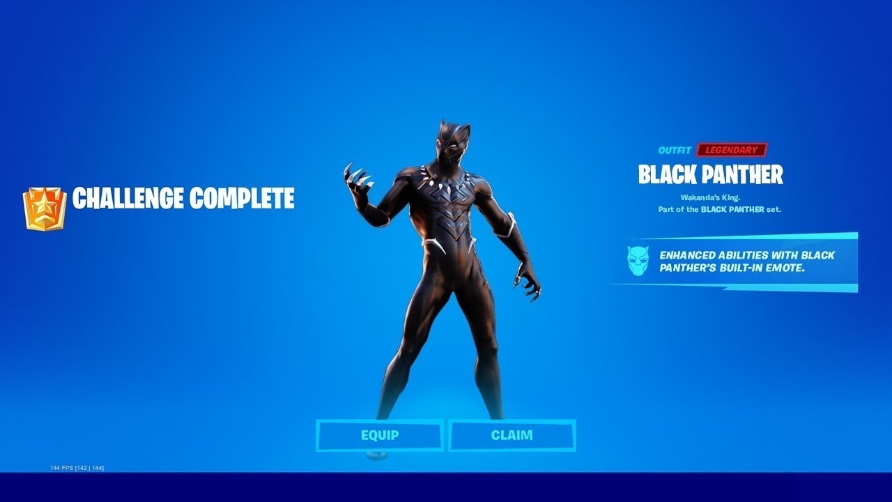 1280x720 Black Panther Fortnite wallpaper, Desktop