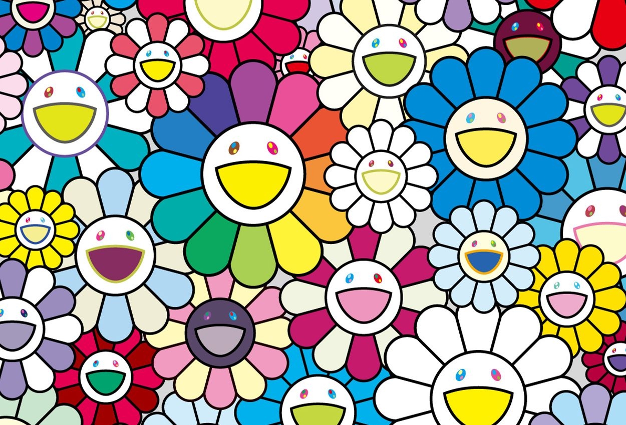 1250x850 Flower Wailpaper Par Takashi Murakami Murakami Flowers, Desktop